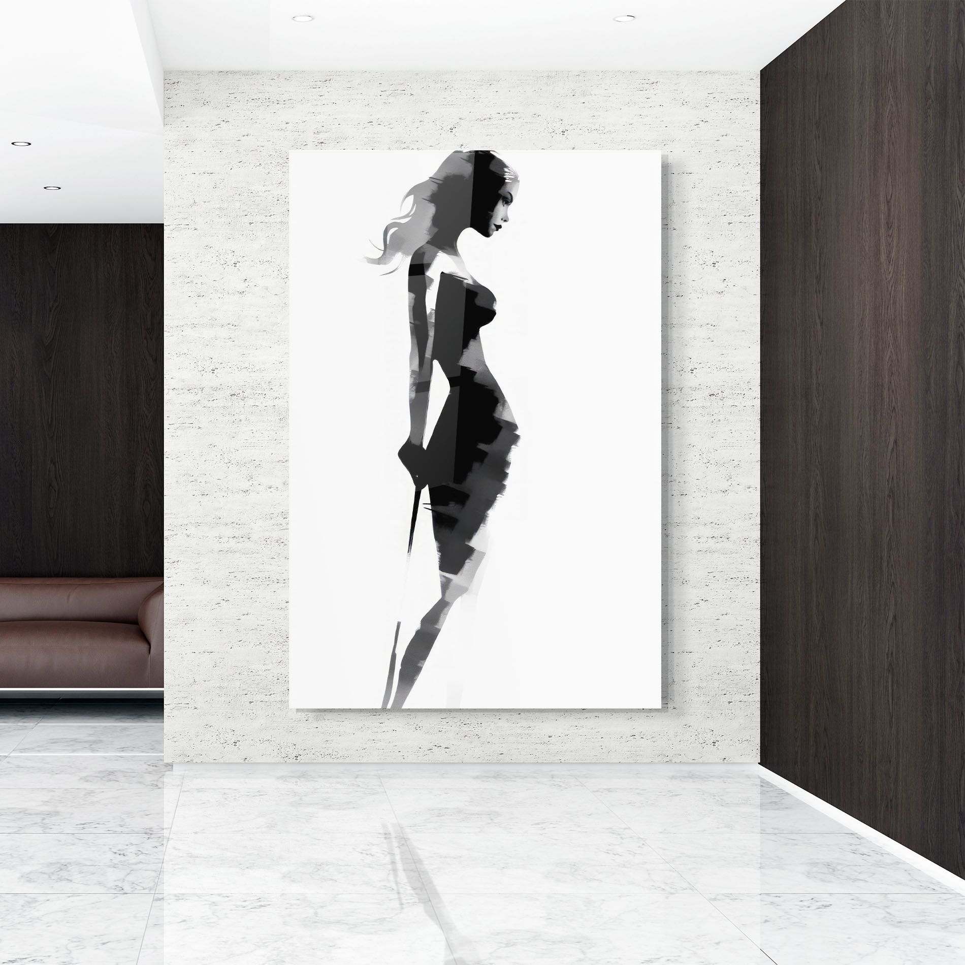 Brush Contour Drawing mockup 9