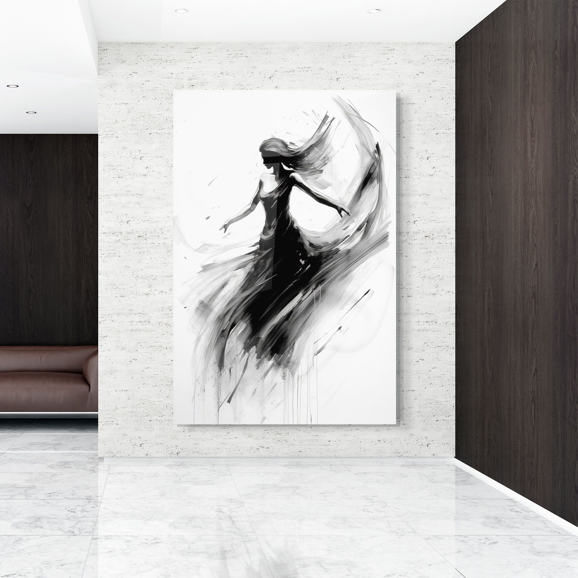 Dancing Woman Drawn mockup 9