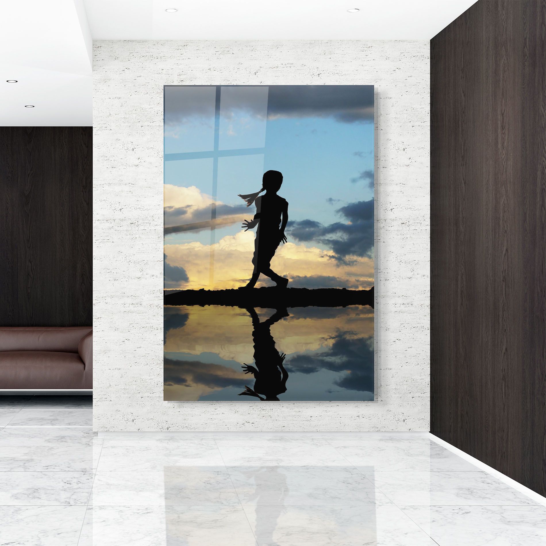 Little Girl Jumping mockup 9