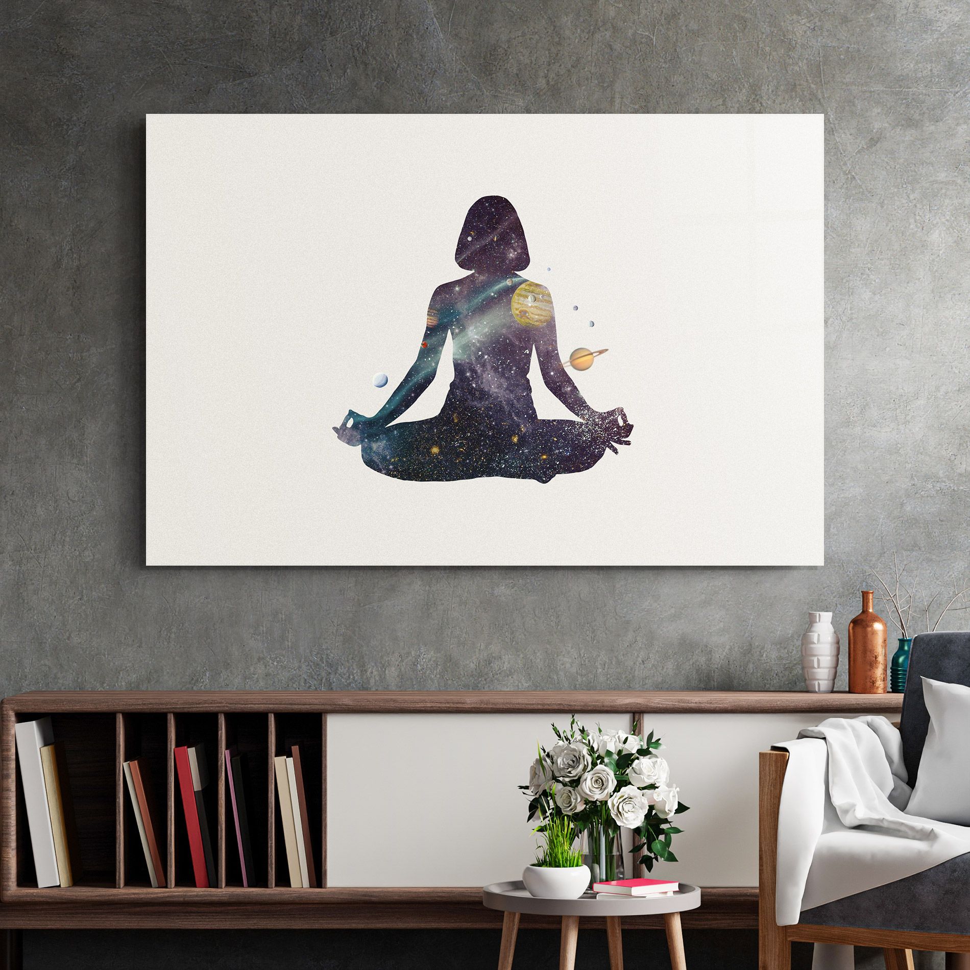 Galaxy Woman Shilouette mockup 2