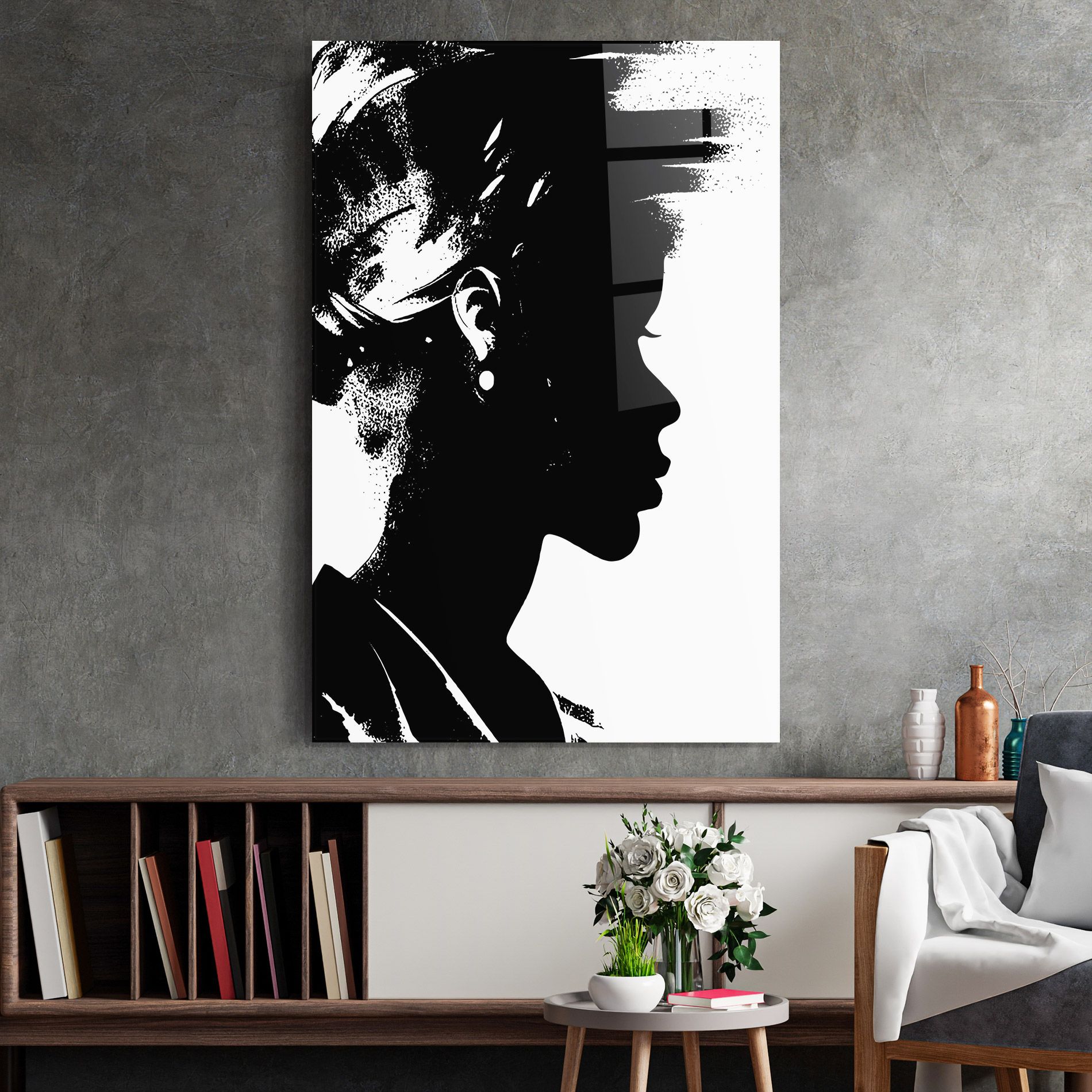 Black Silhouette mockup 2