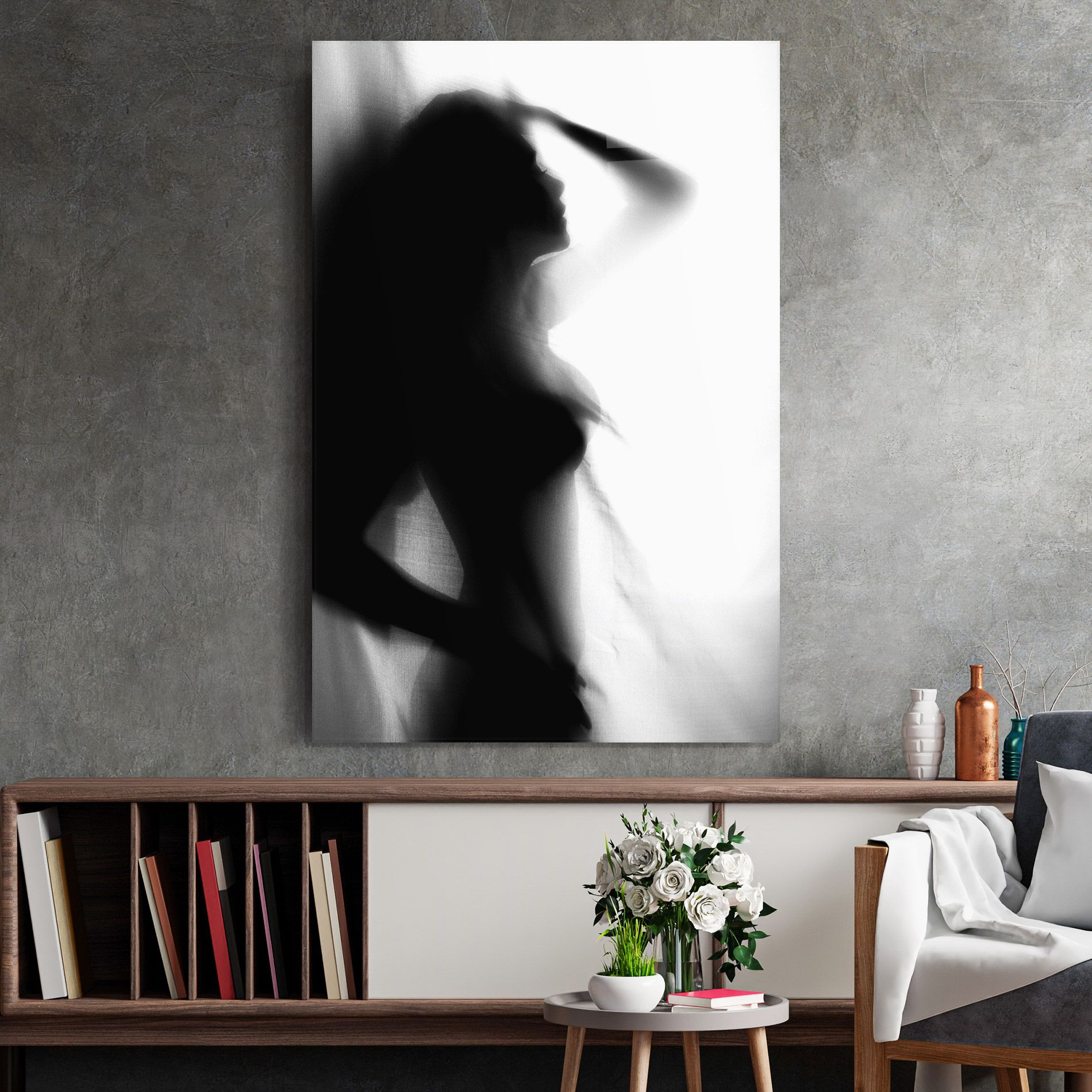 Blurred Girl mockup 2