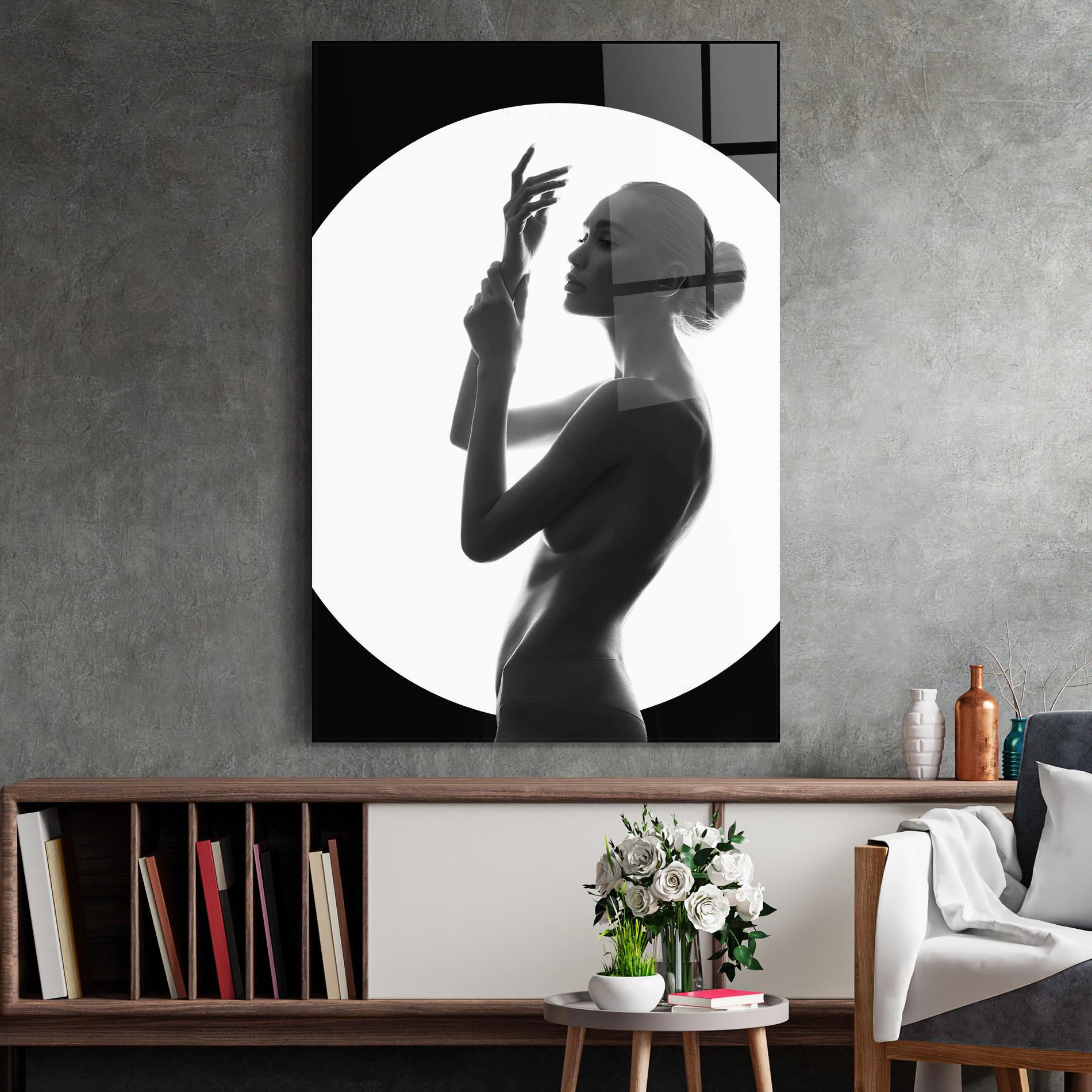 Tablou Sticla Body Figure mockup 2