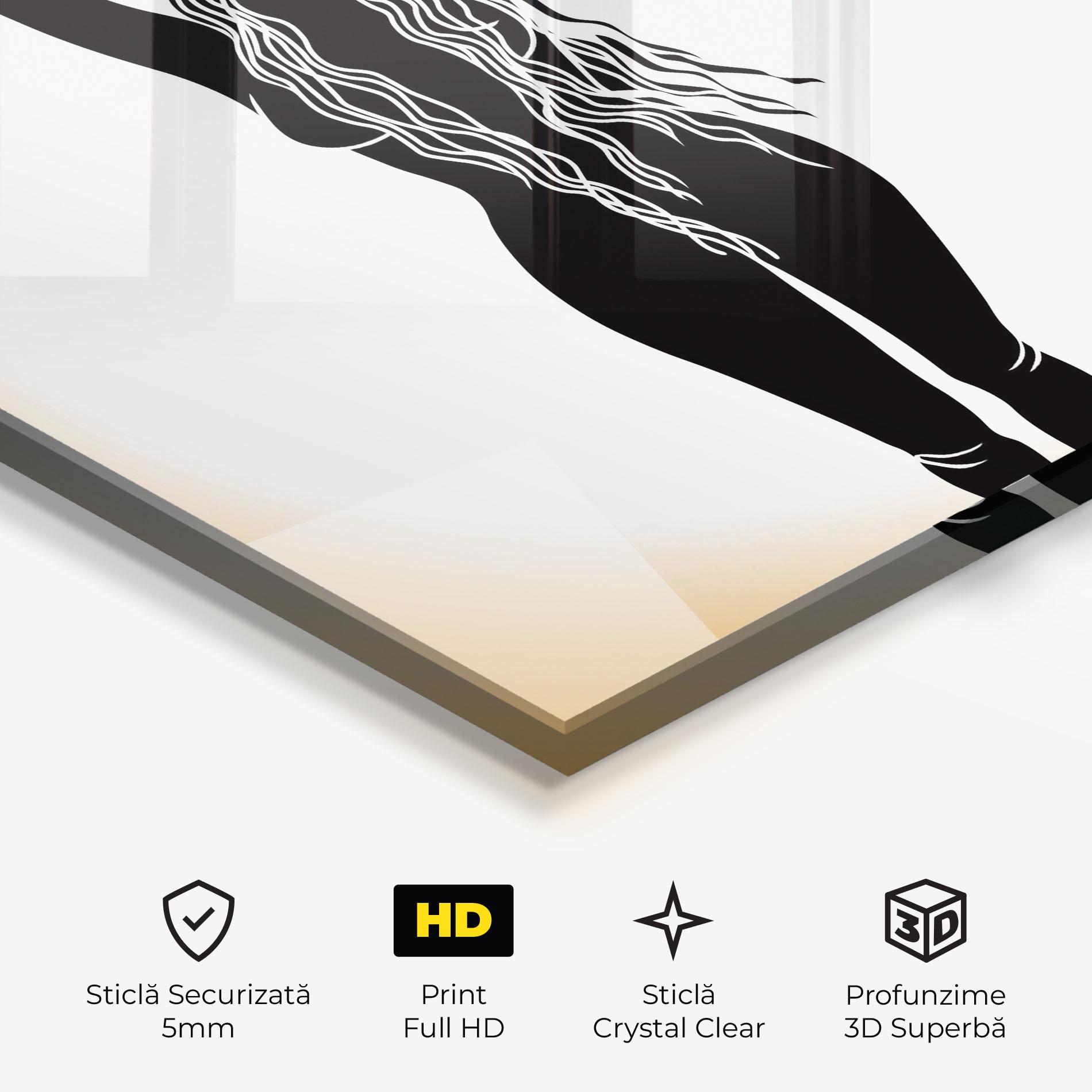 Tablou Sticla Mistic Woman mockup 3