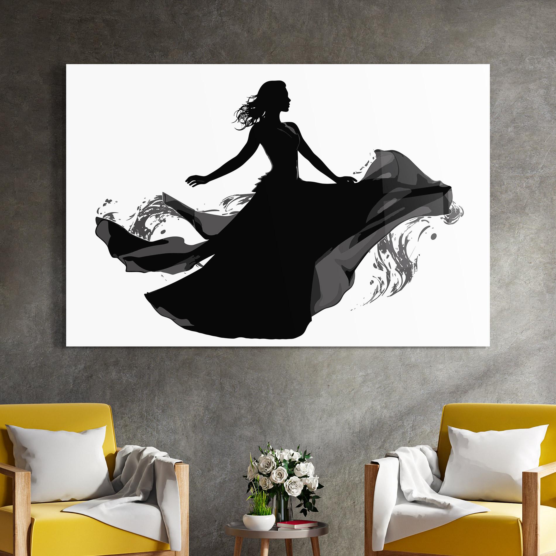 Tablou Sticla Dress Jump mockup 4