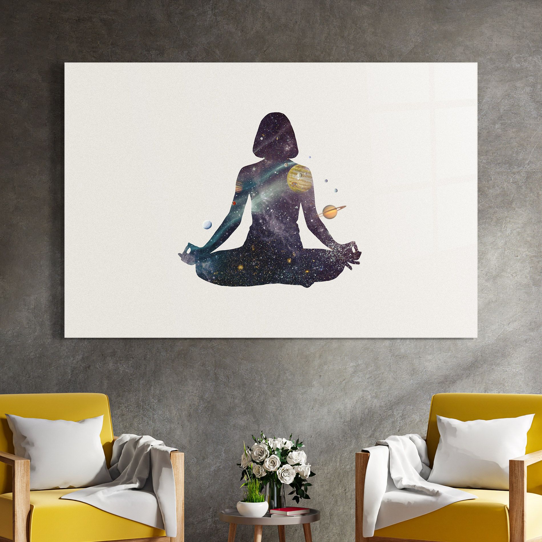 Galaxy Woman Shilouette mockup 4