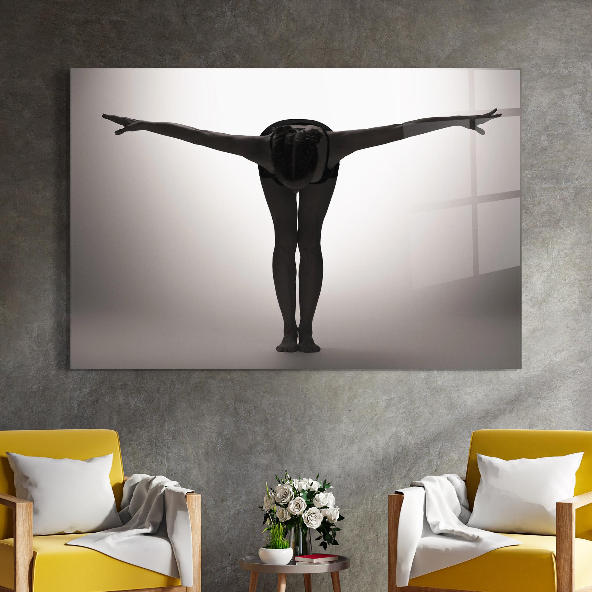 Tablou Sticla Hands Apart mockup 4