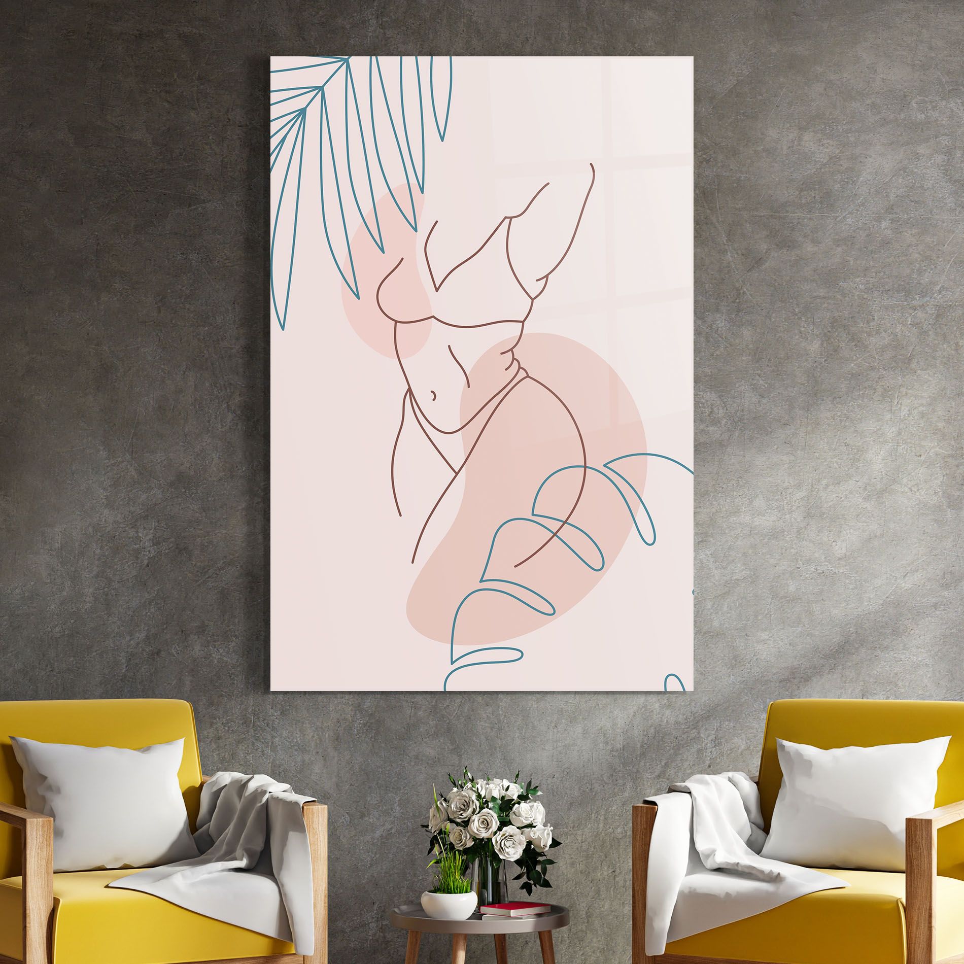 Body Line Leaf mockup 4