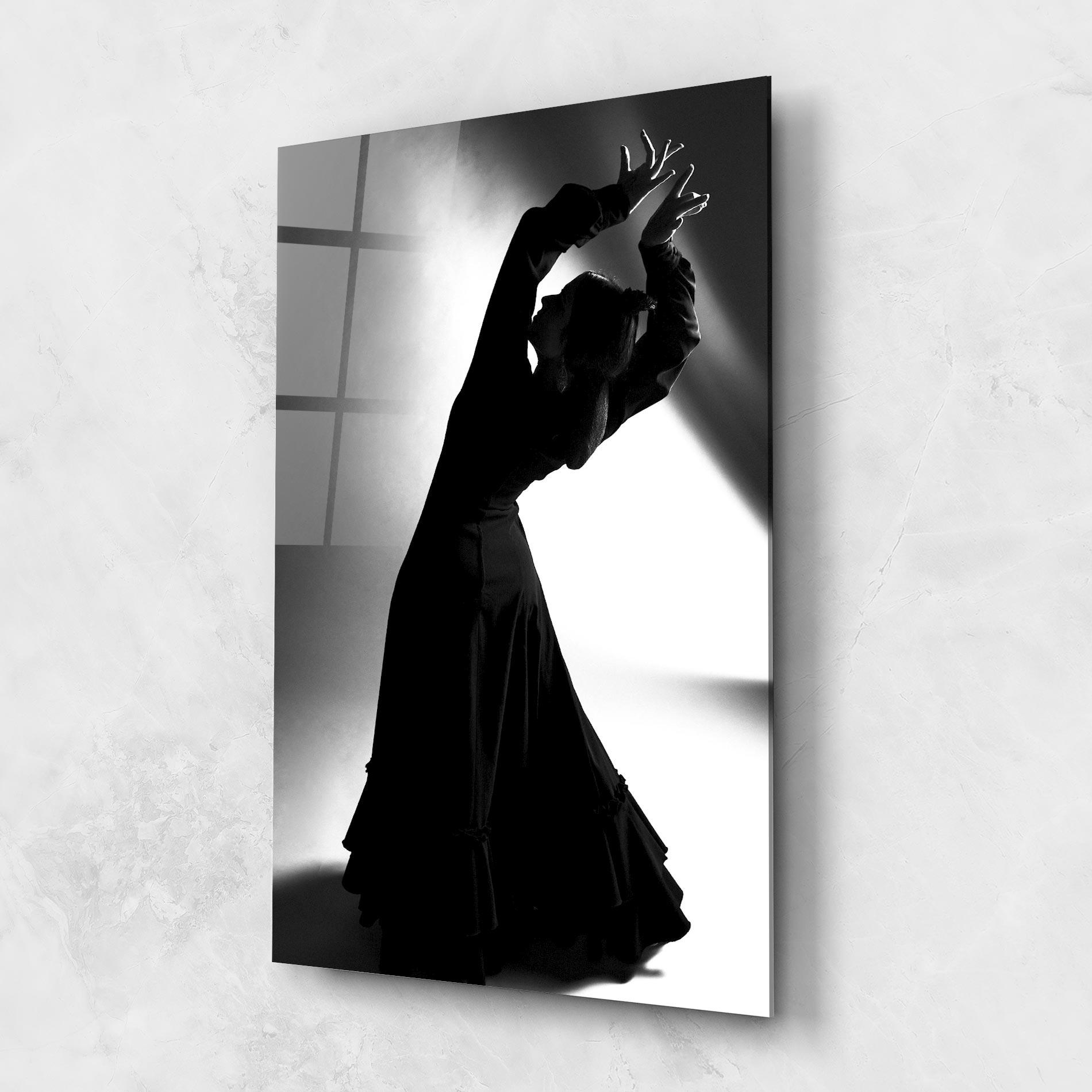 Tablou Sticla Full Shot Dancer mockup 1