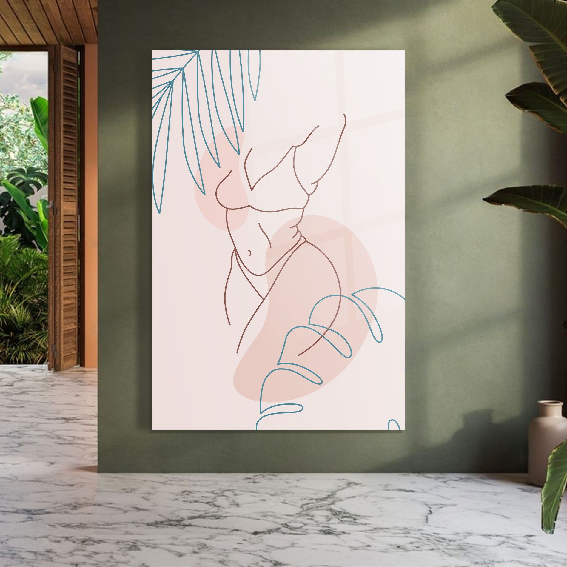 Body Line Leaf mockup 7