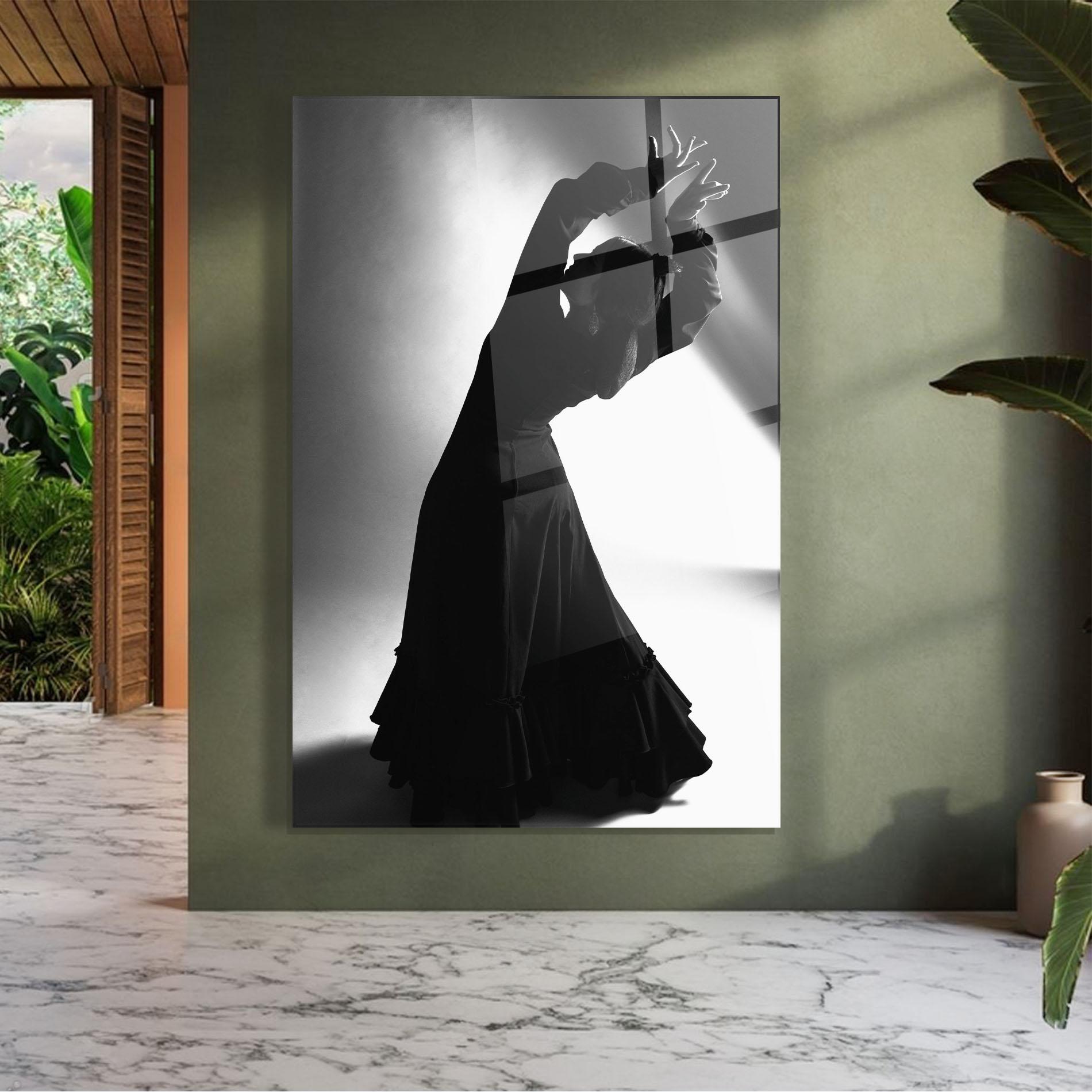 Tablou Sticla Full Shot Dancer mockup 7