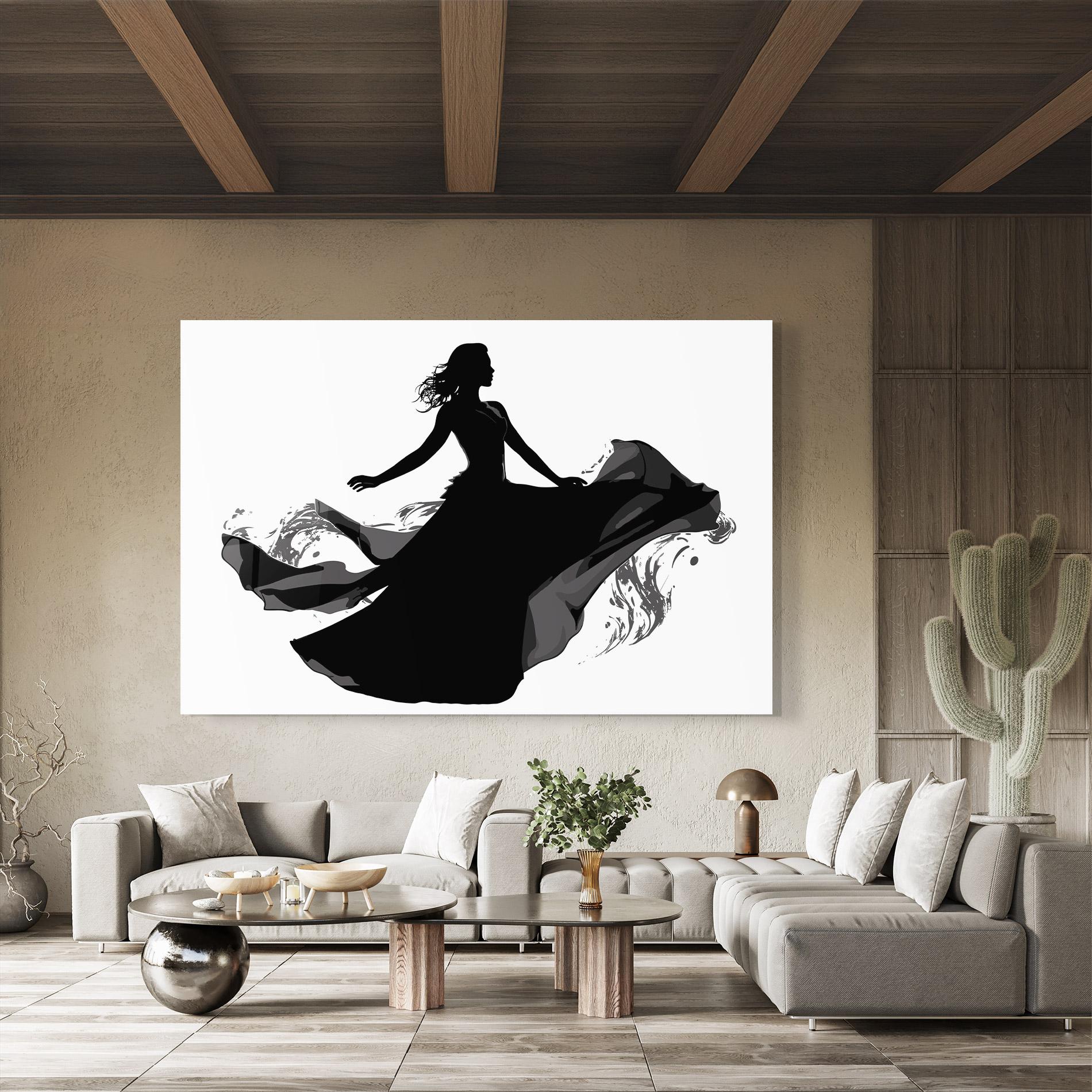 Tablou Sticla Dress Jump mockup 8