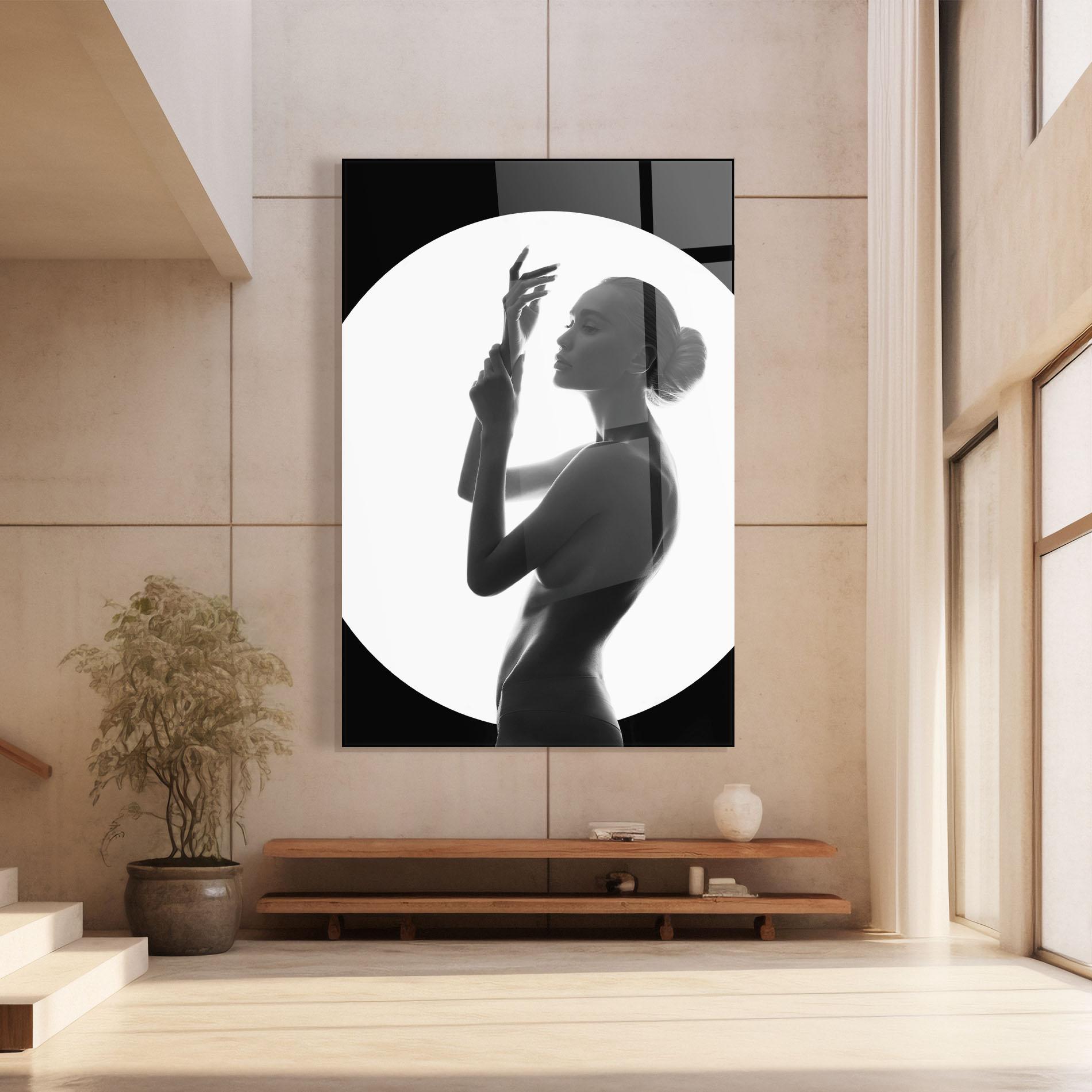 Tablou Sticla Body Figure mockup 8