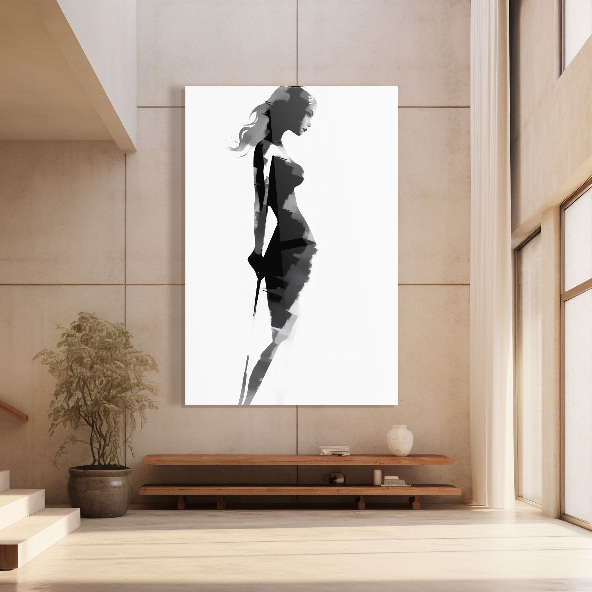 Brush Contour Drawing mockup 8