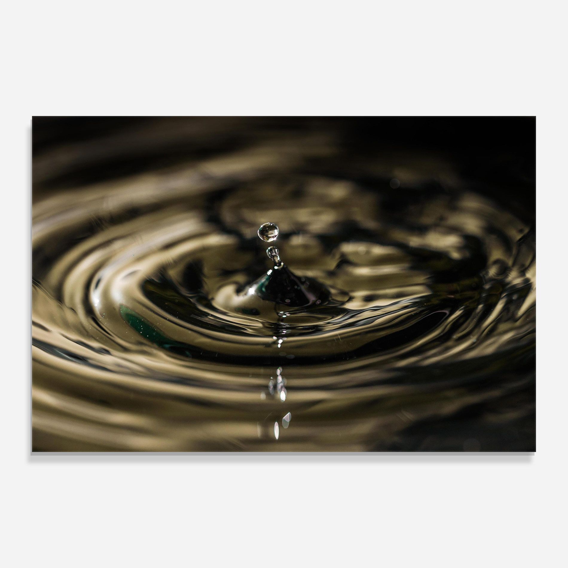 Brown Water Drop mockup 0