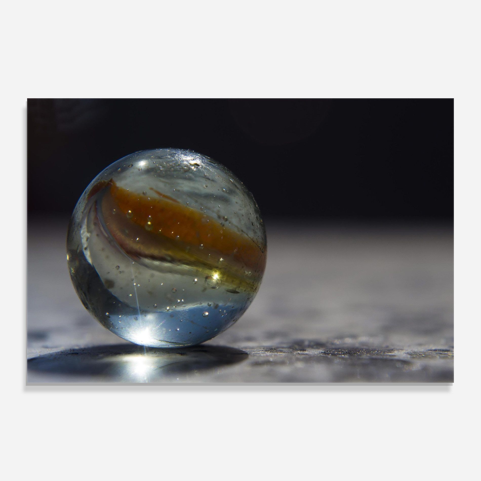 Colorful Glass Sphere mockup 0