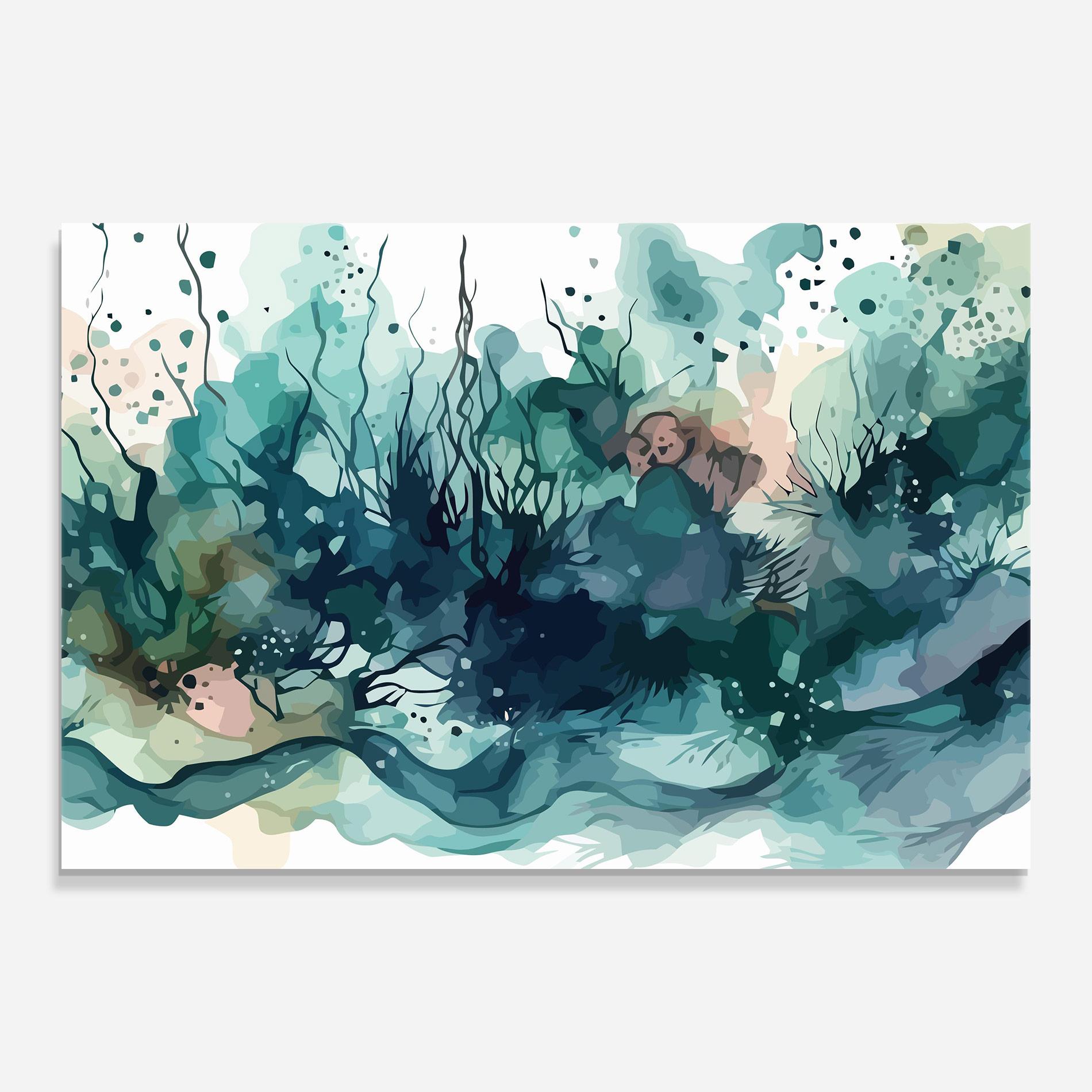 Tablou Sticla Deep Ocean Art mockup 0