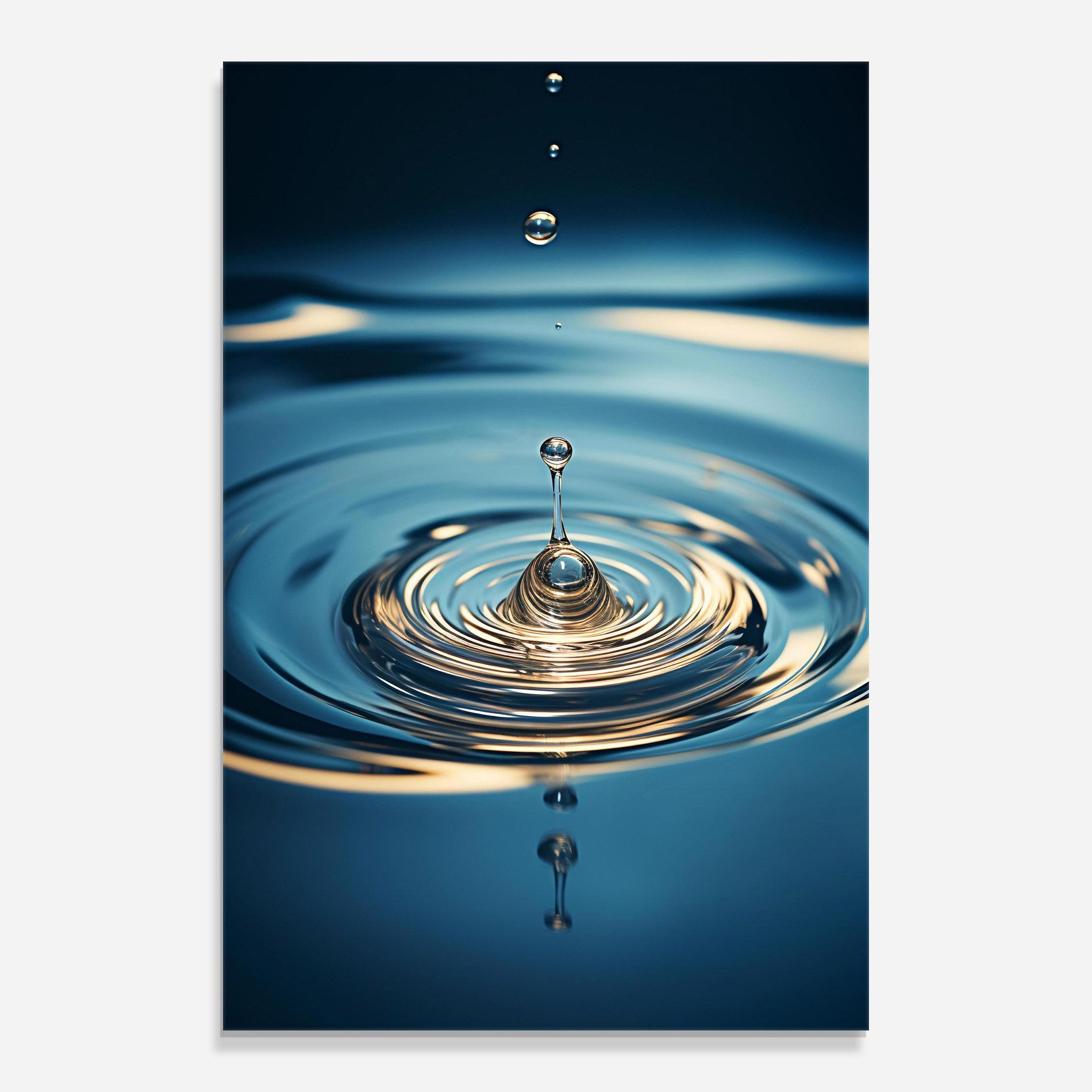 Cream Water Drop mockup 0