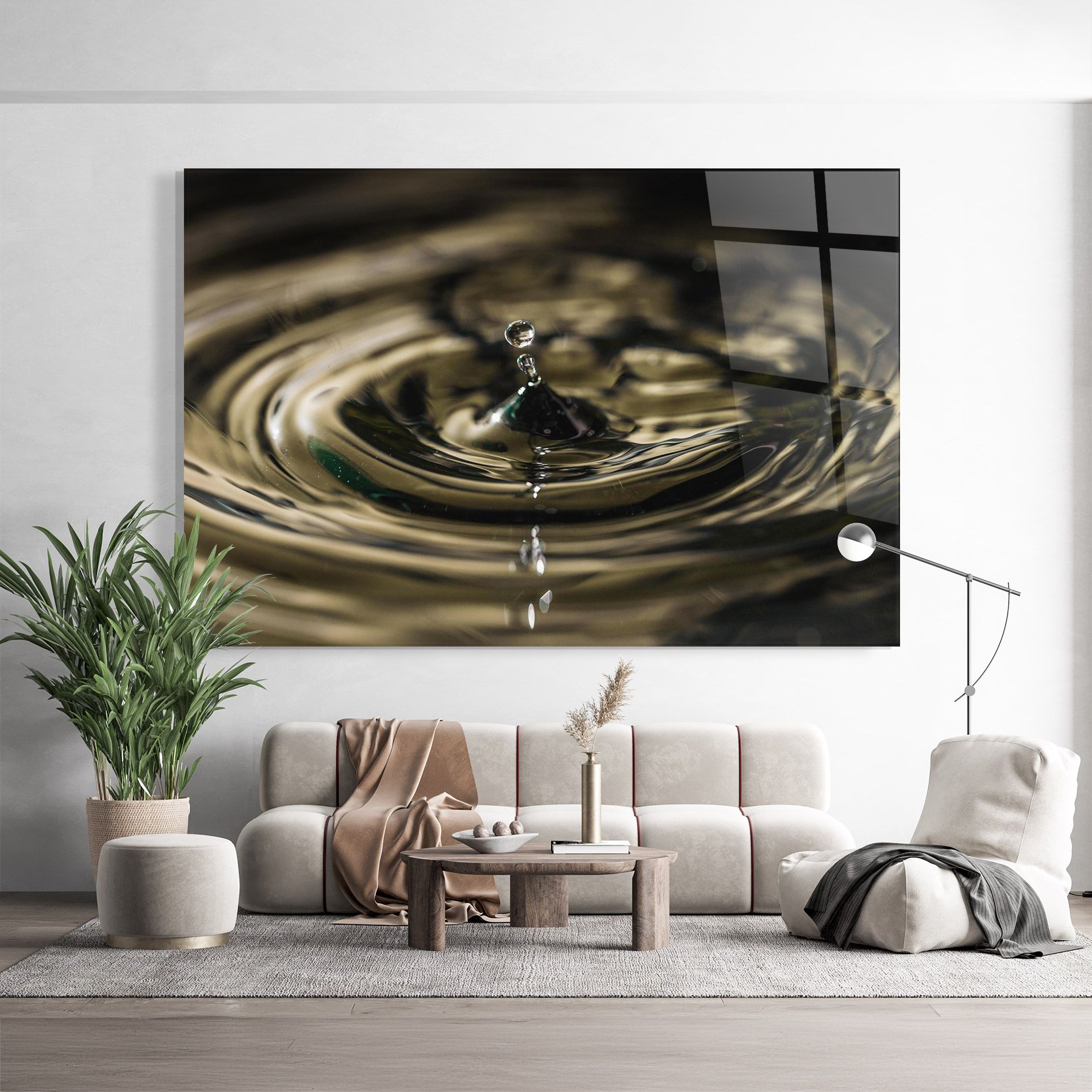 Brown Water Drop mockup 9
