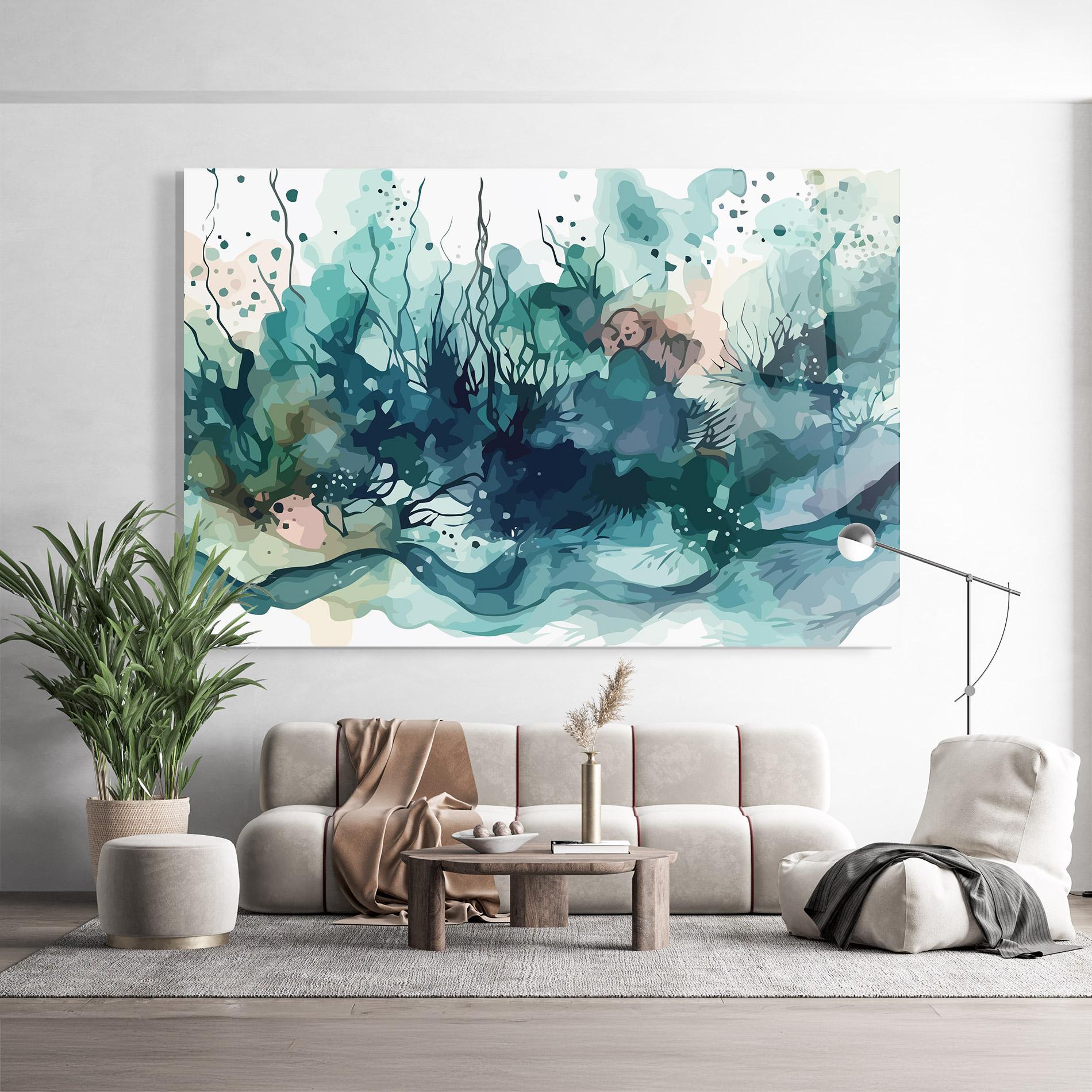 Tablou Sticla Deep Ocean Art mockup 9