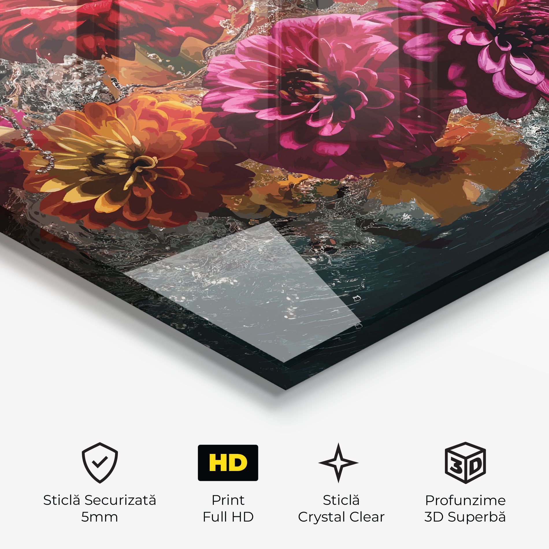 Flower Water Splash mockup 3