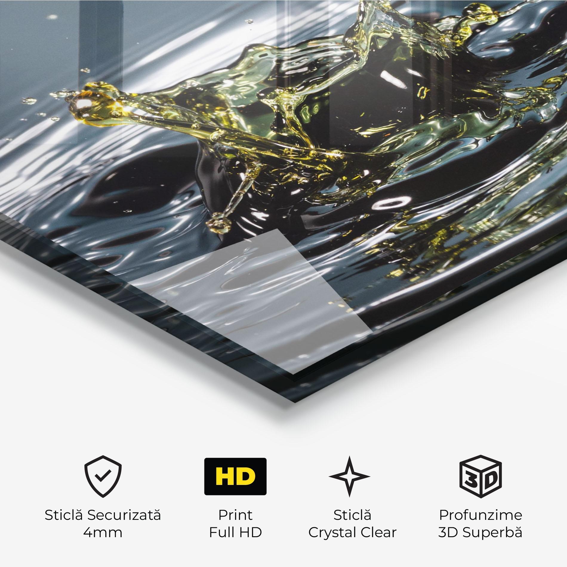 Tablou Sticla Beautiful Life Water mockup 3