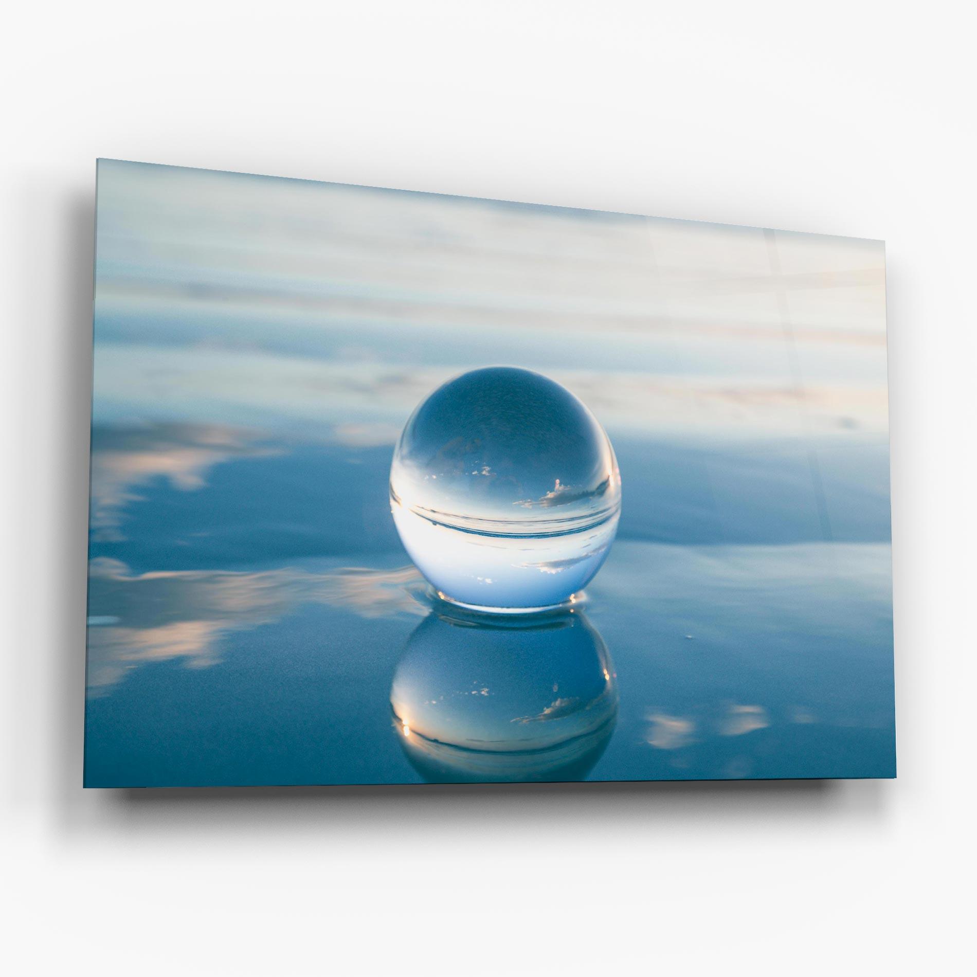 Tablou Sticla Crystal Ball Reflecting mockup 6