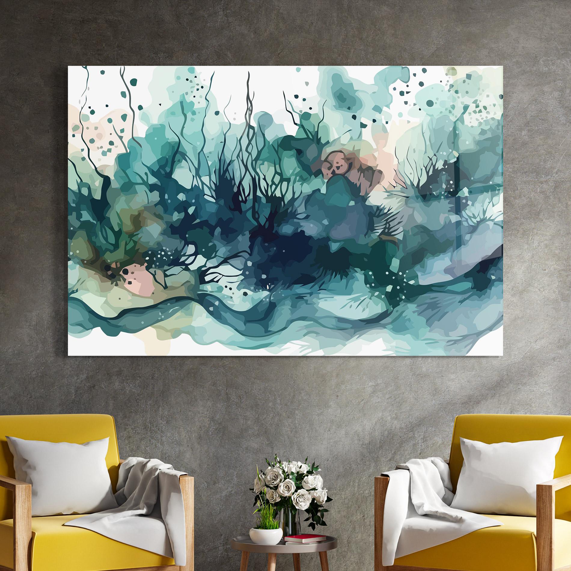 Tablou Sticla Deep Ocean Art mockup 4