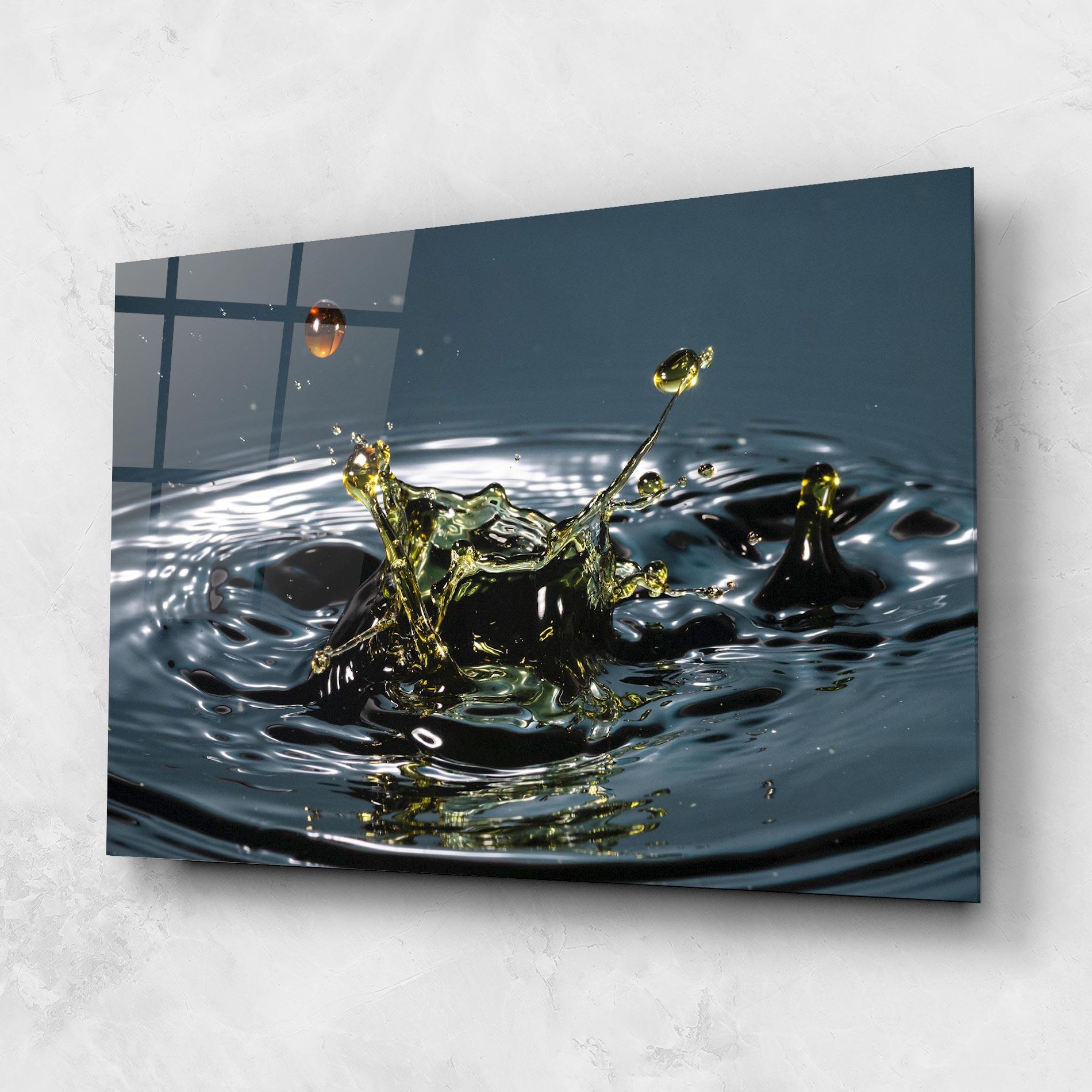 Tablou Sticla Beautiful Life Water mockup 1