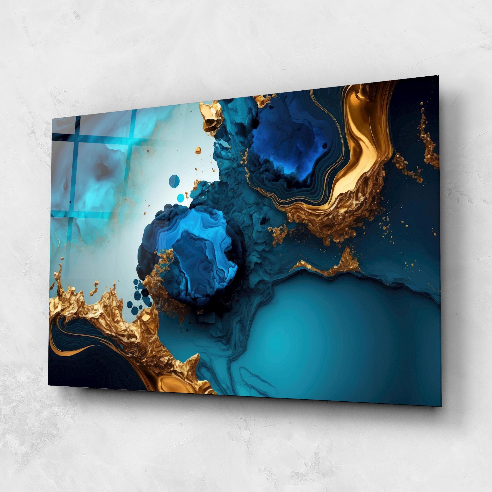 Blue Gold Wave mockup 1
