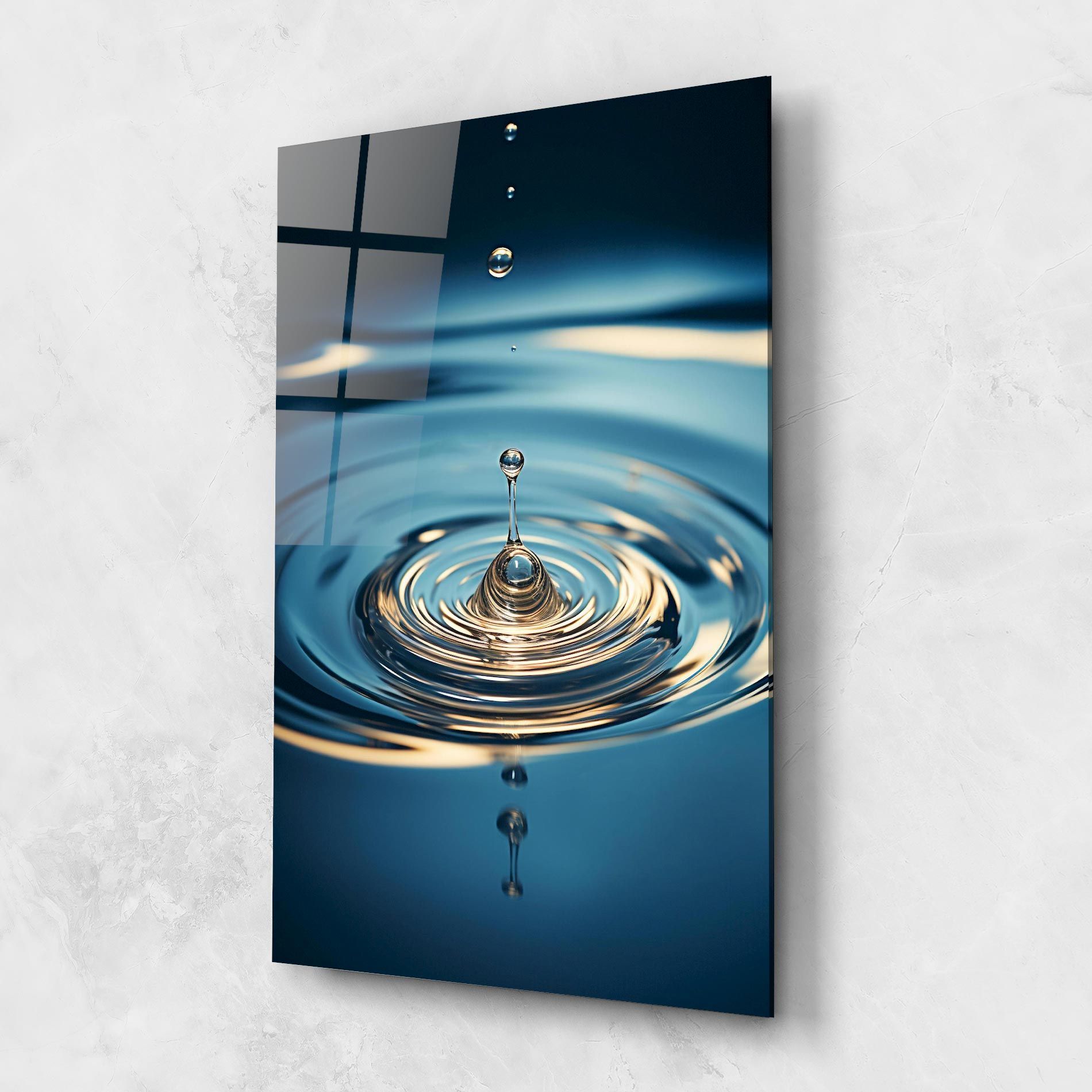 Cream Water Drop mockup 1