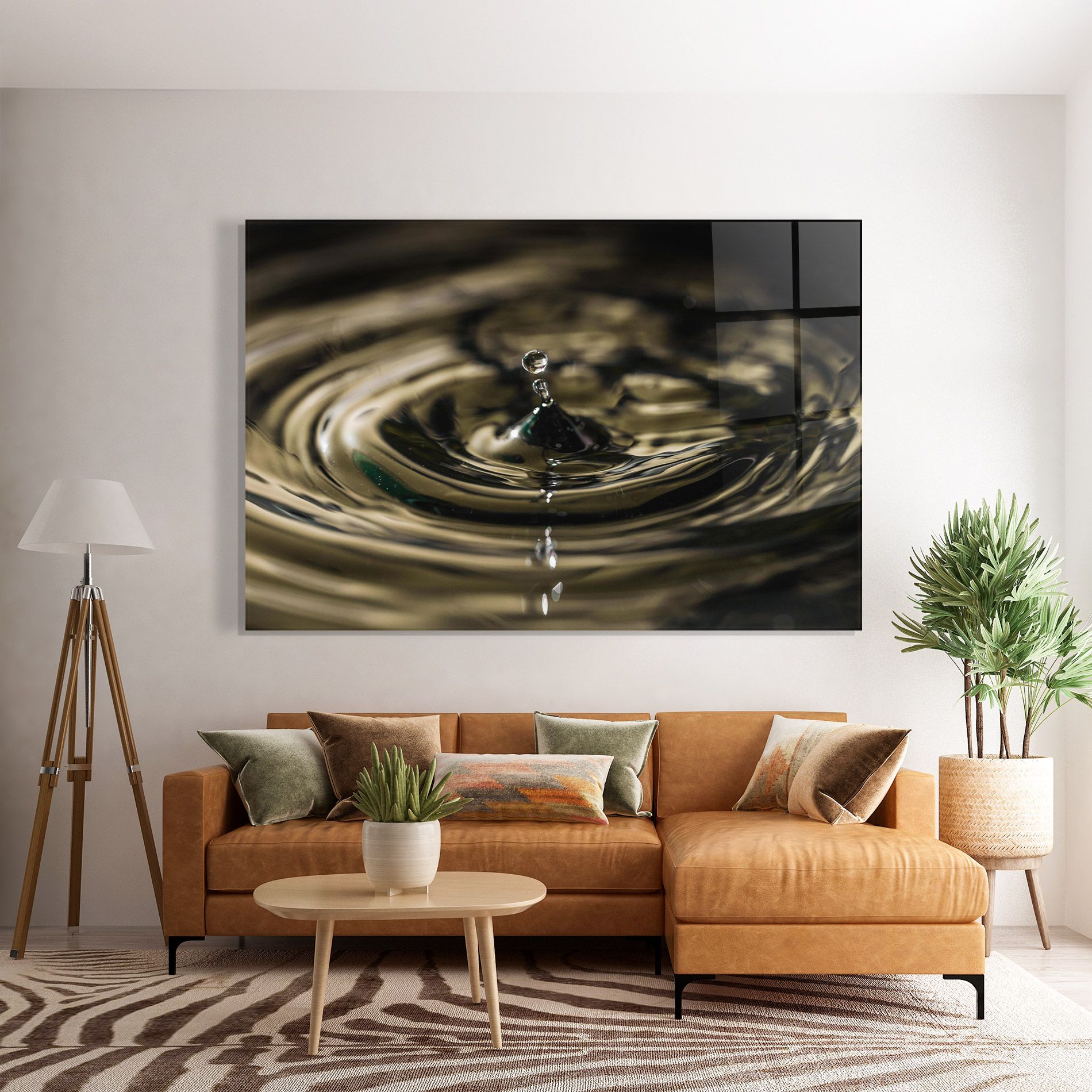 Brown Water Drop mockup 7