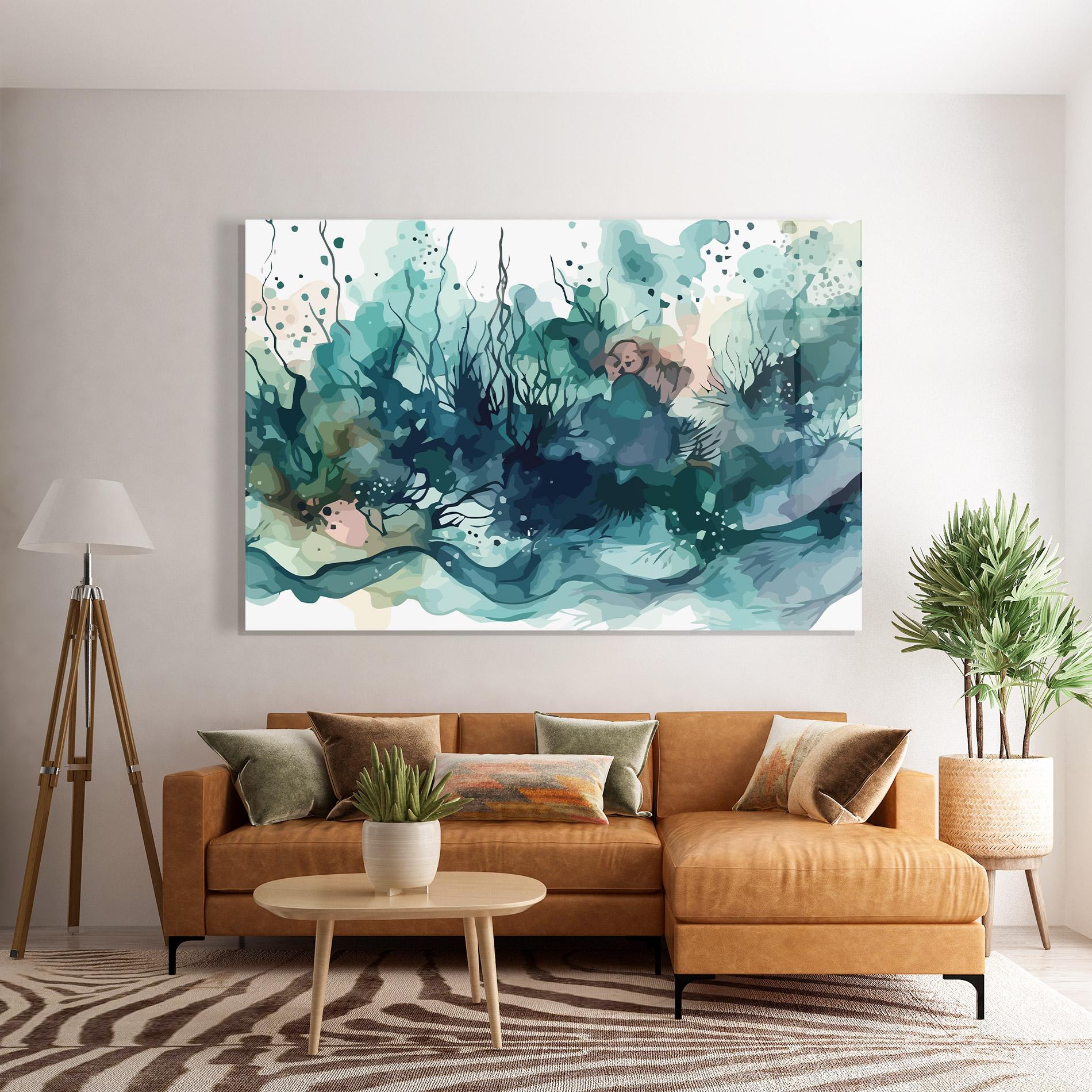 Tablou Sticla Deep Ocean Art mockup 7