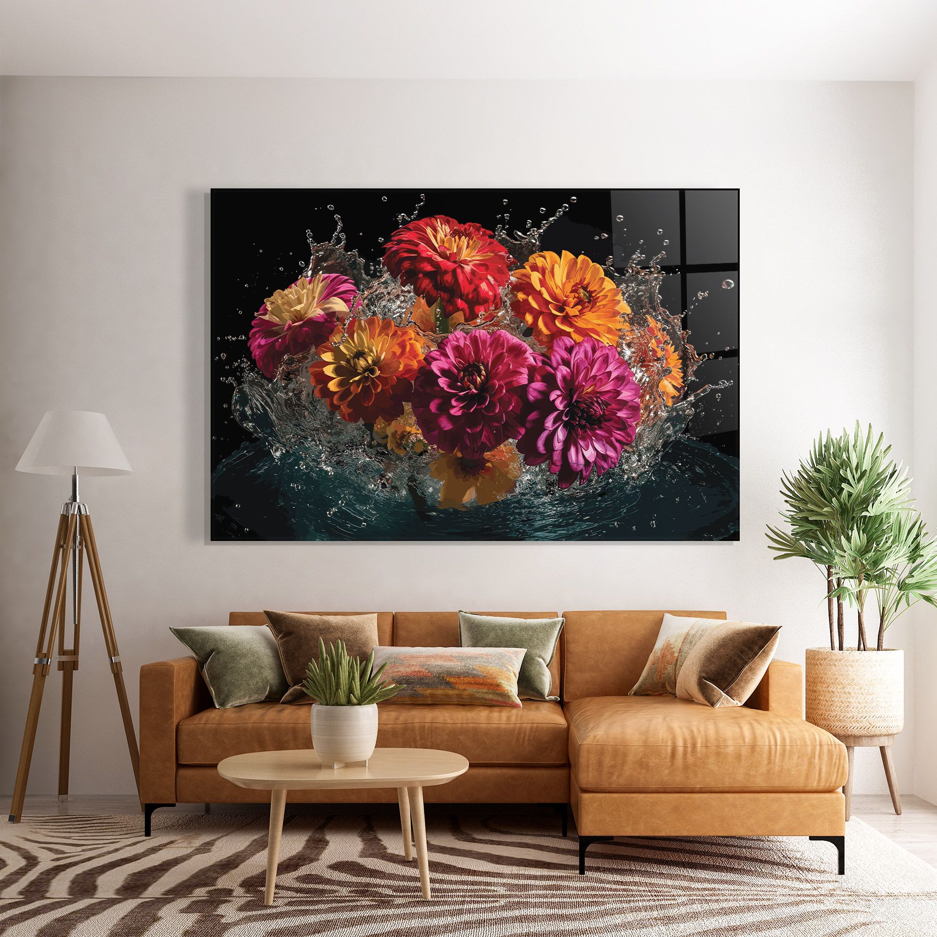 Flower Water Splash mockup 7