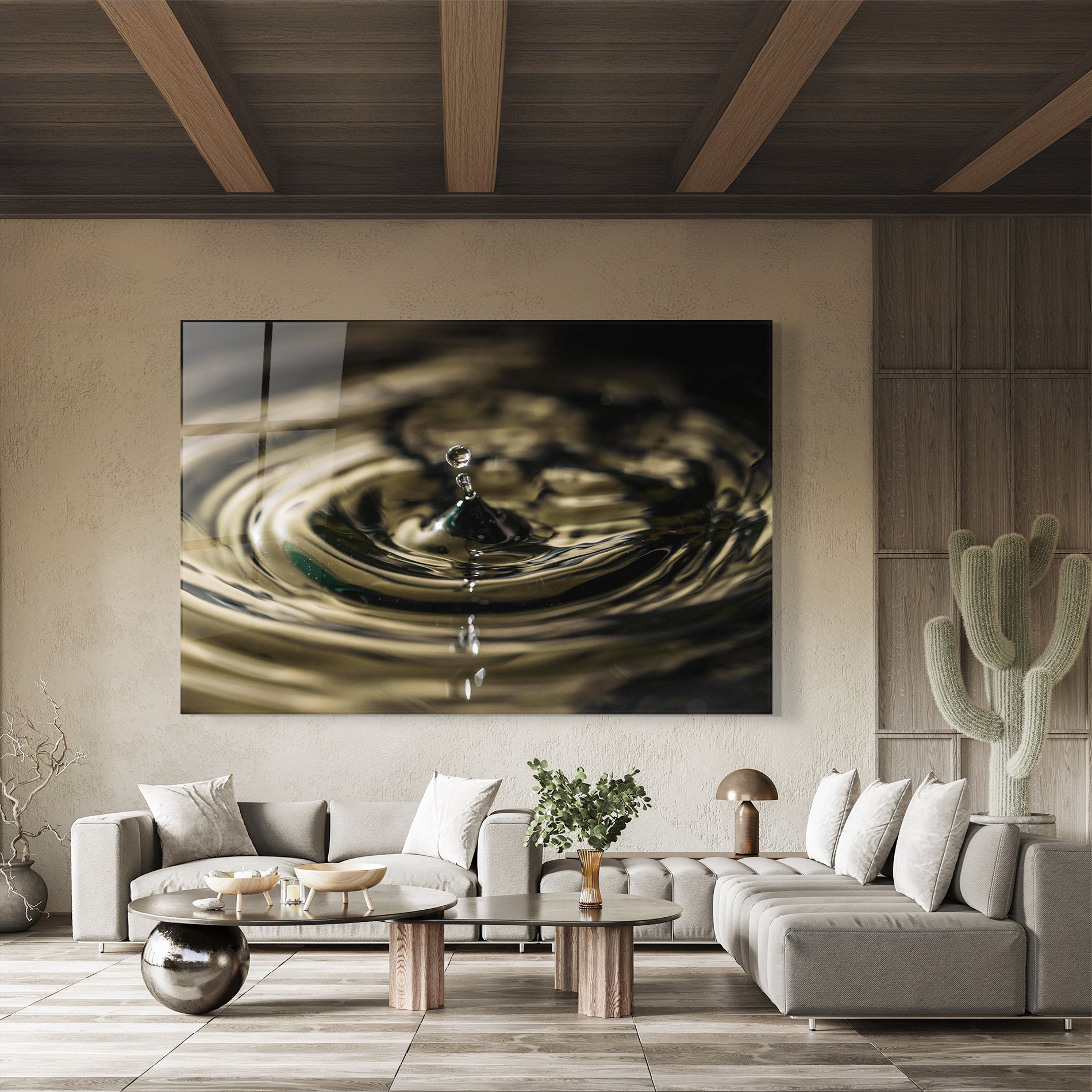 Brown Water Drop mockup 8