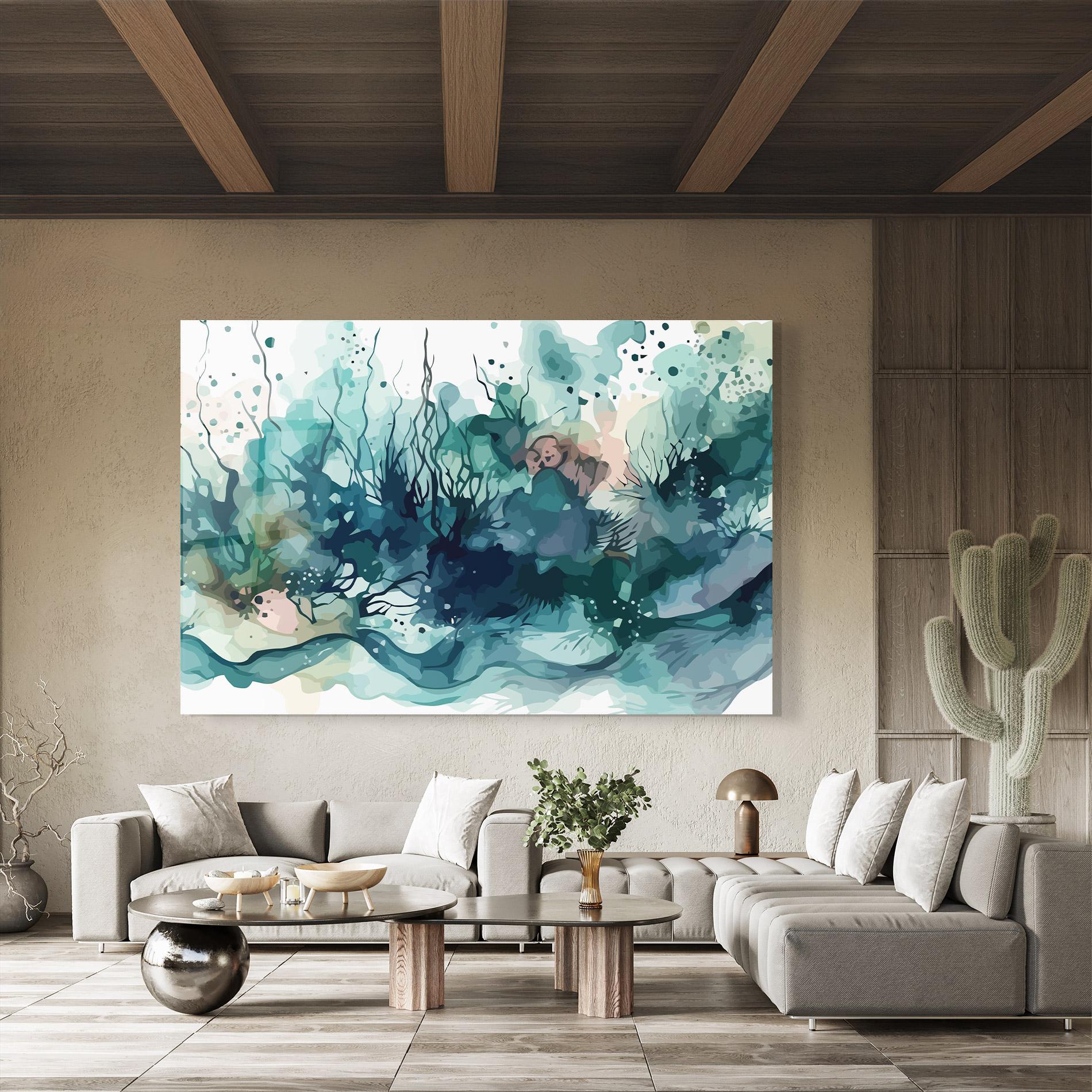 Tablou Sticla Deep Ocean Art mockup 8