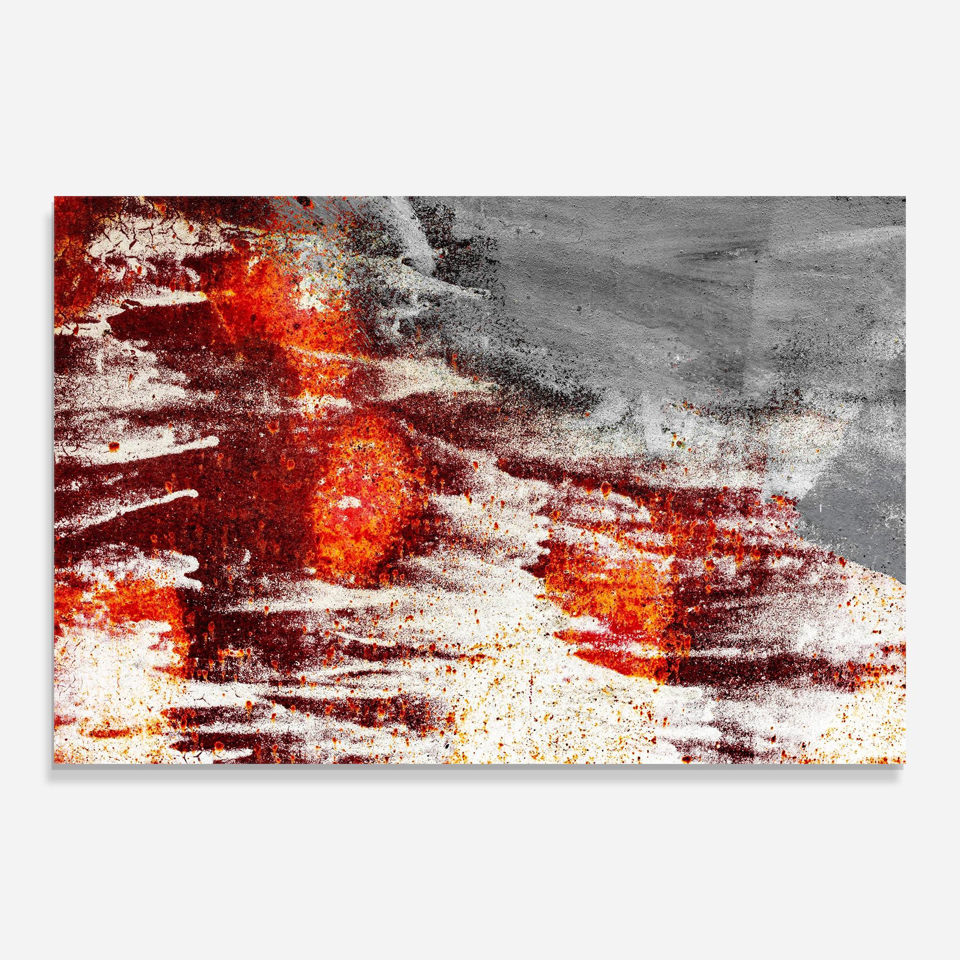 Tablou Sticla Burning Sign mockup 0