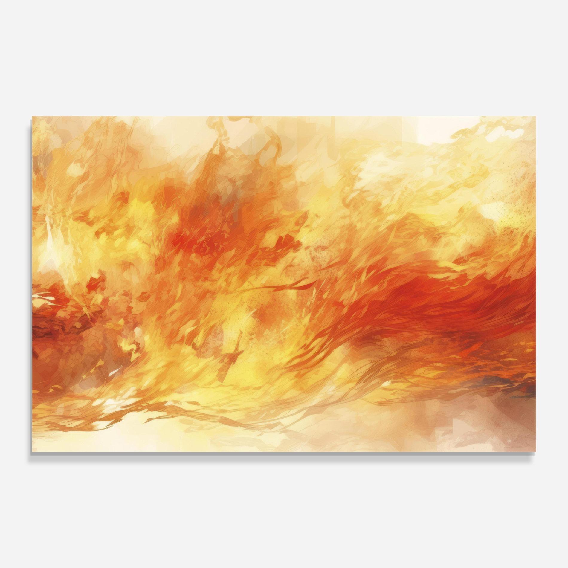 Tablou Sticla Burning Sparkle mockup 0