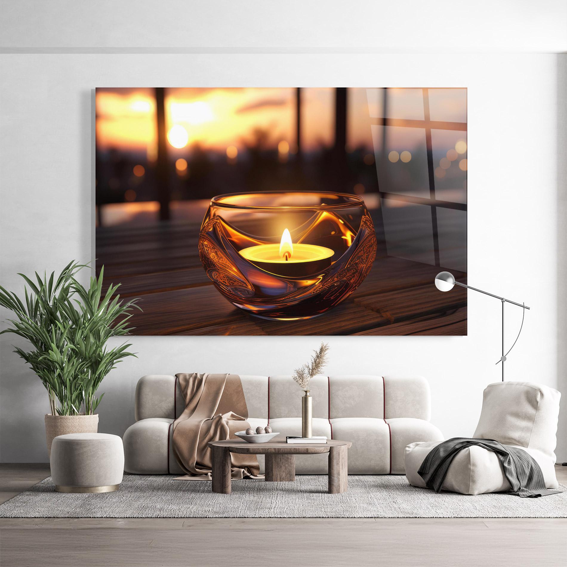 Tablou Sticla Fire Bowl mockup 9