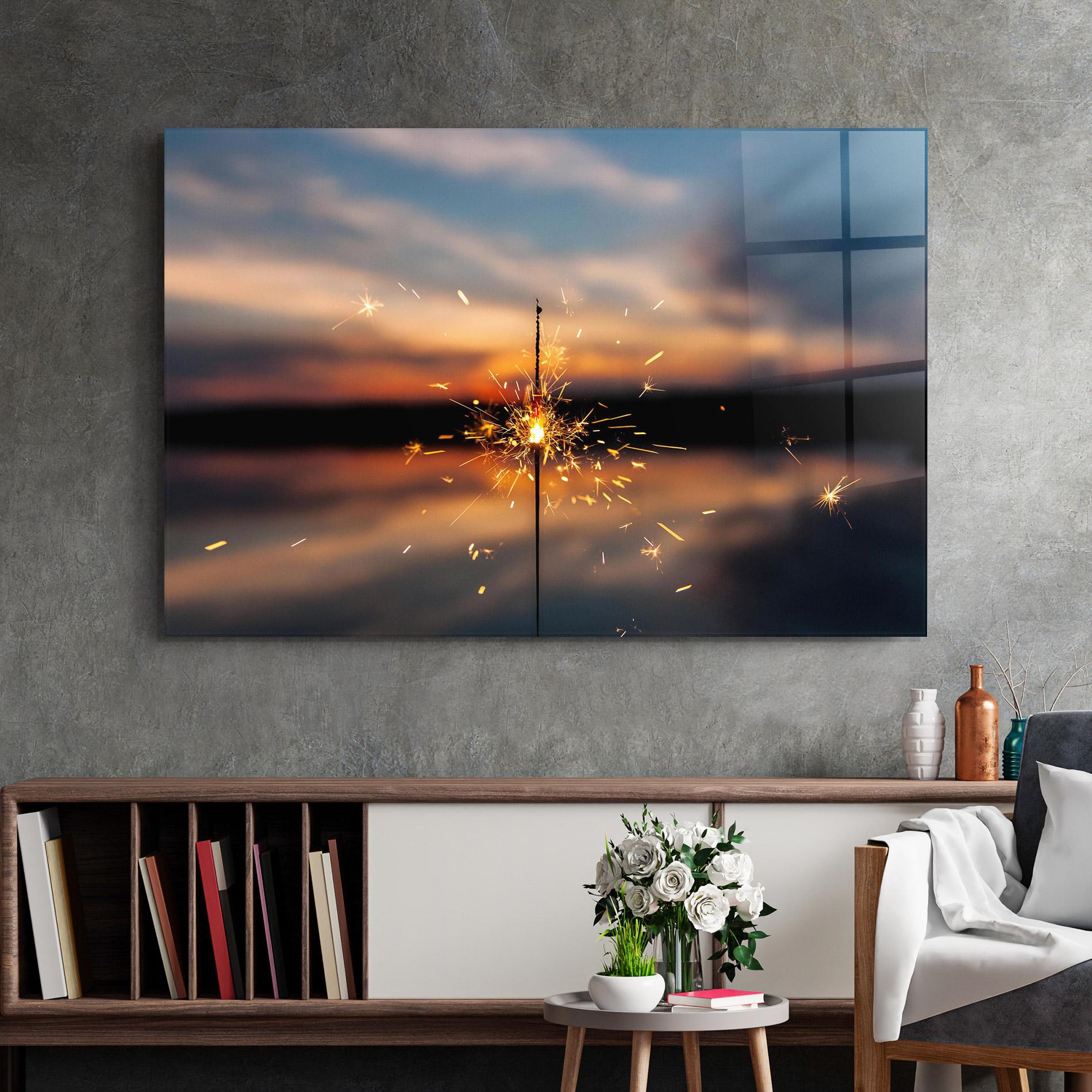 Tablou Sticla Spark Fusion mockup 2