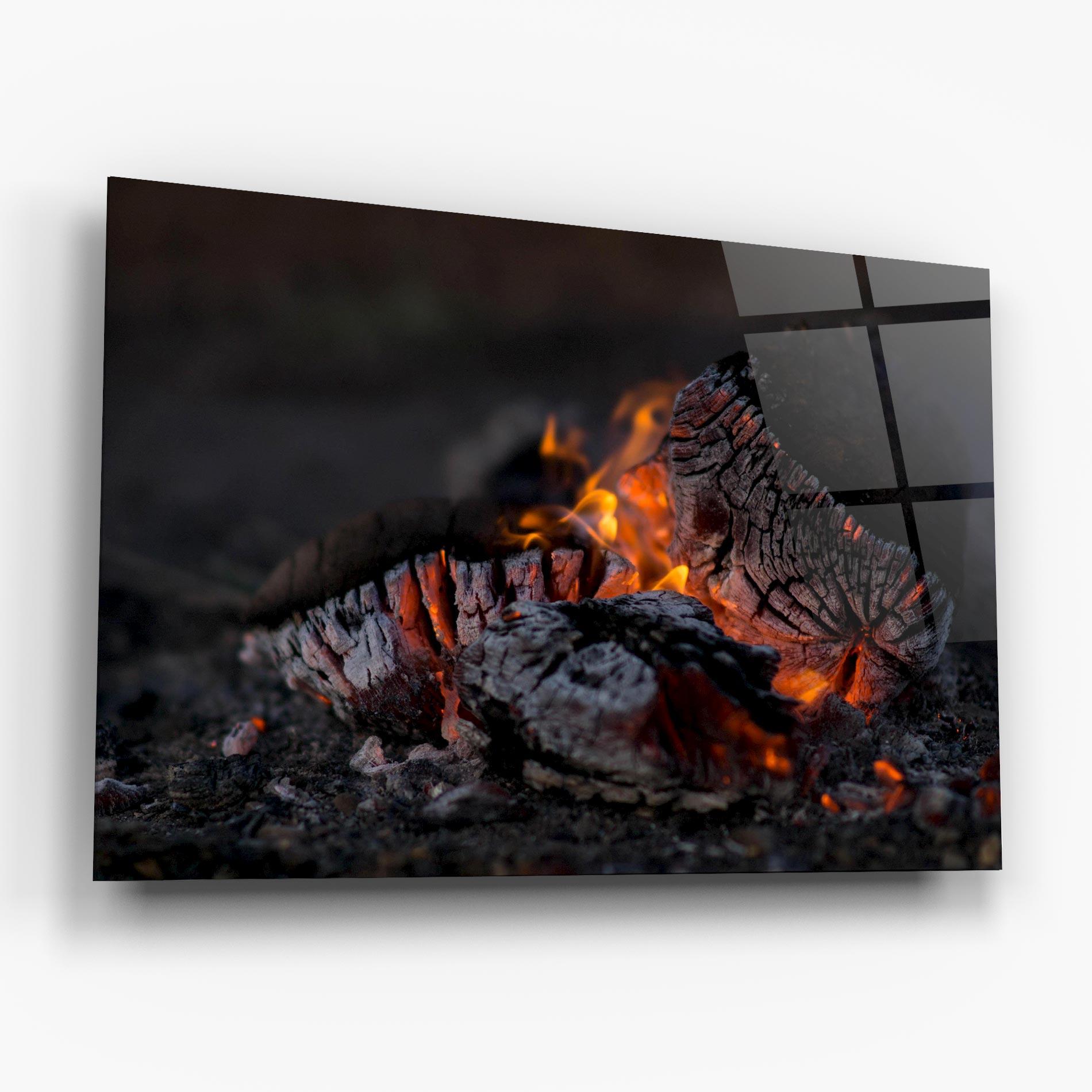 Tablou Sticla Fire Start mockup 6