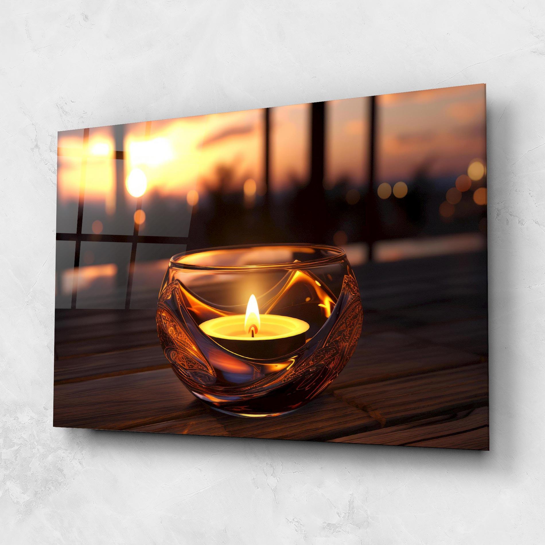 Tablou Sticla Fire Bowl mockup 1
