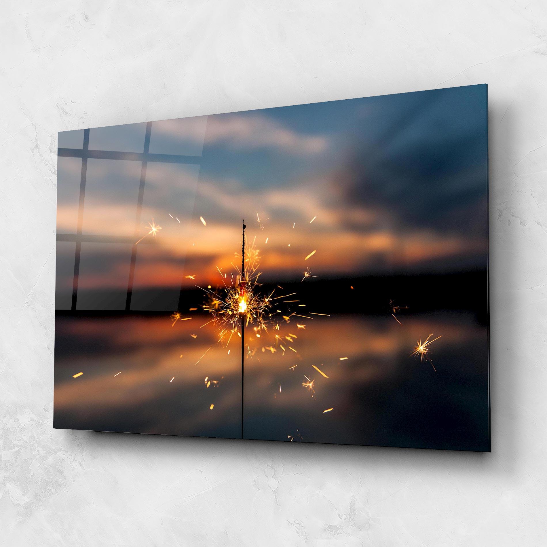 Tablou Sticla Spark Fusion mockup 1