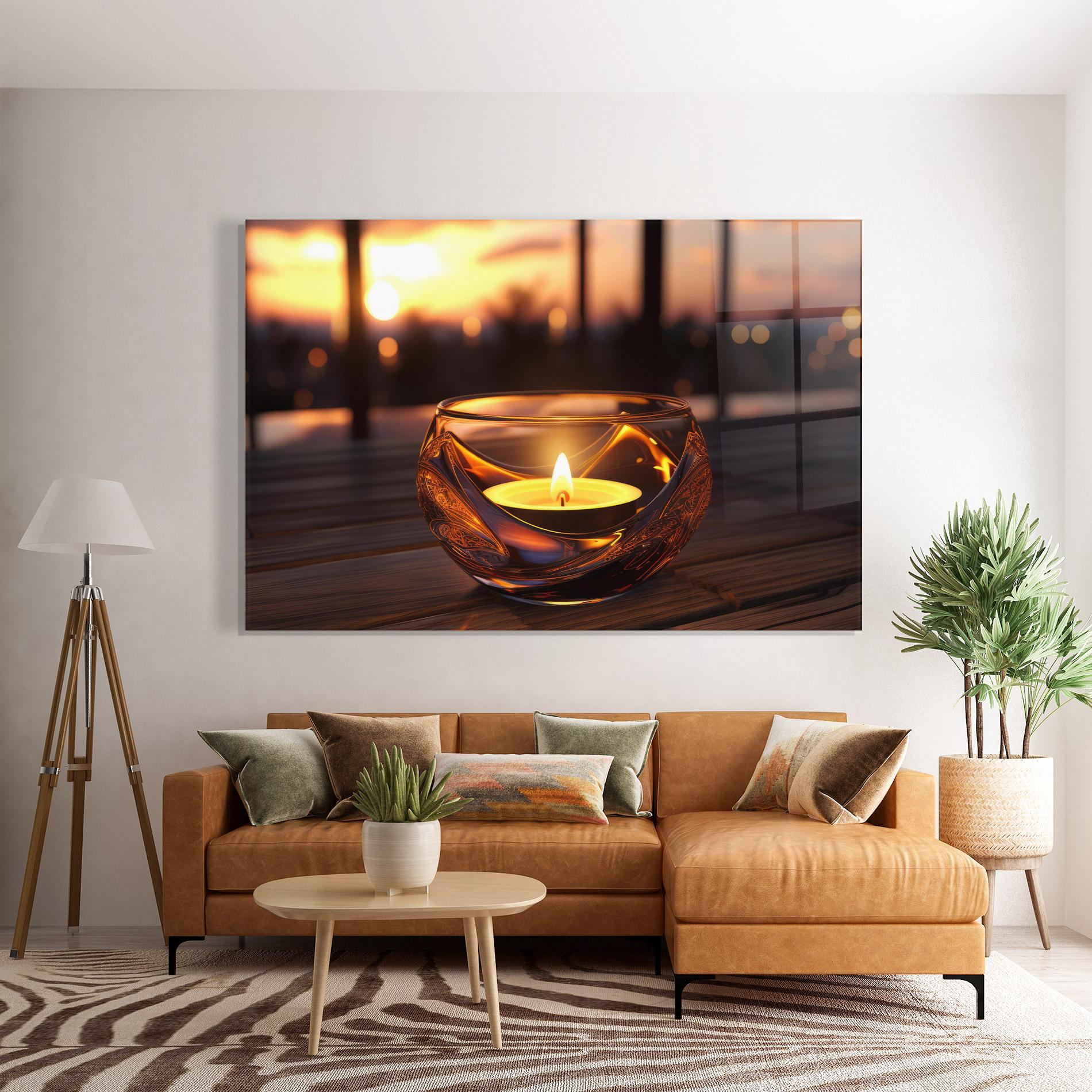 Tablou Sticla Fire Bowl mockup 7