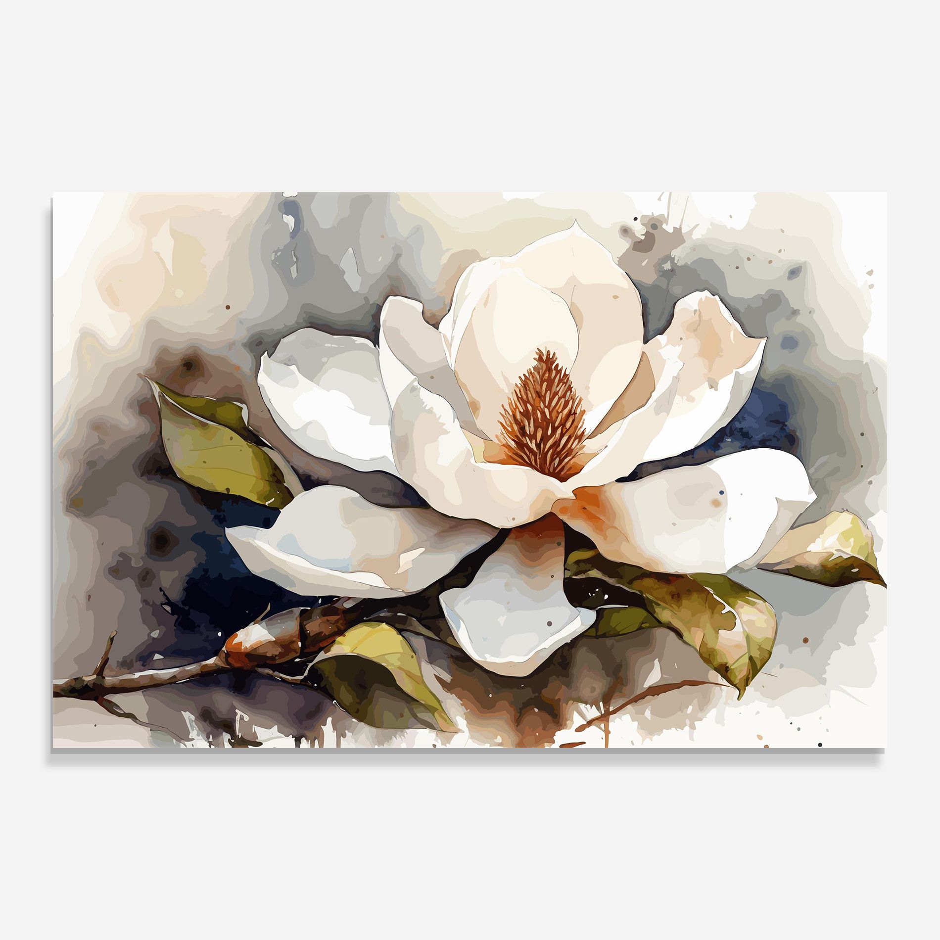 Cream Nature Flower mockup 0