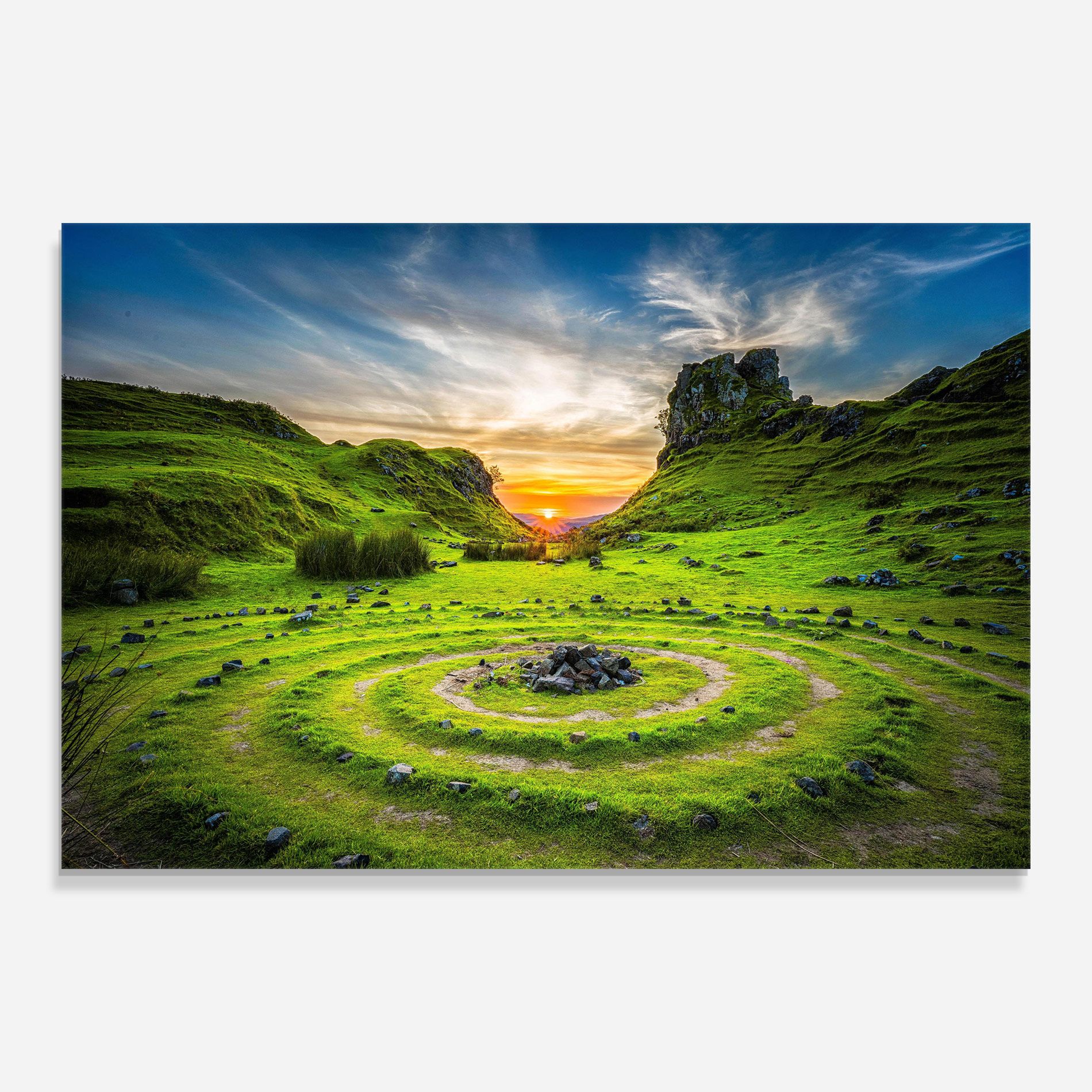 Green Circle Nature mockup 0