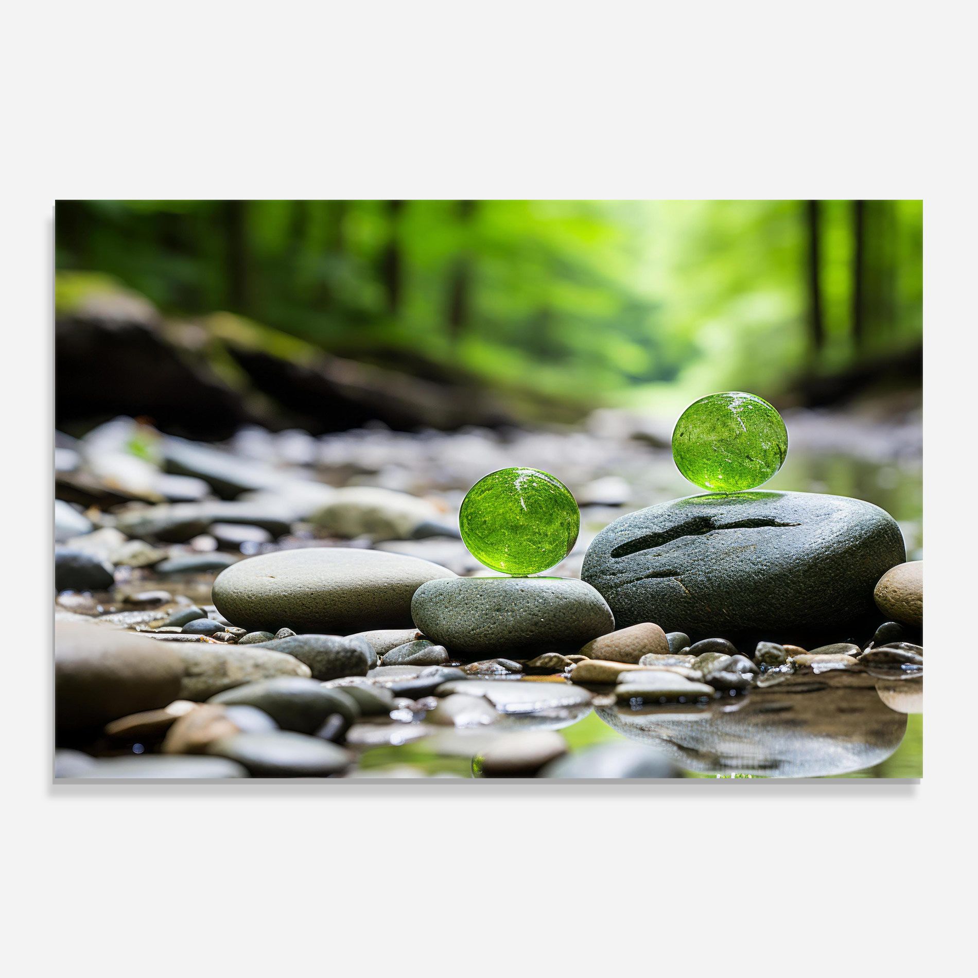 Green Glass Balls mockup 0