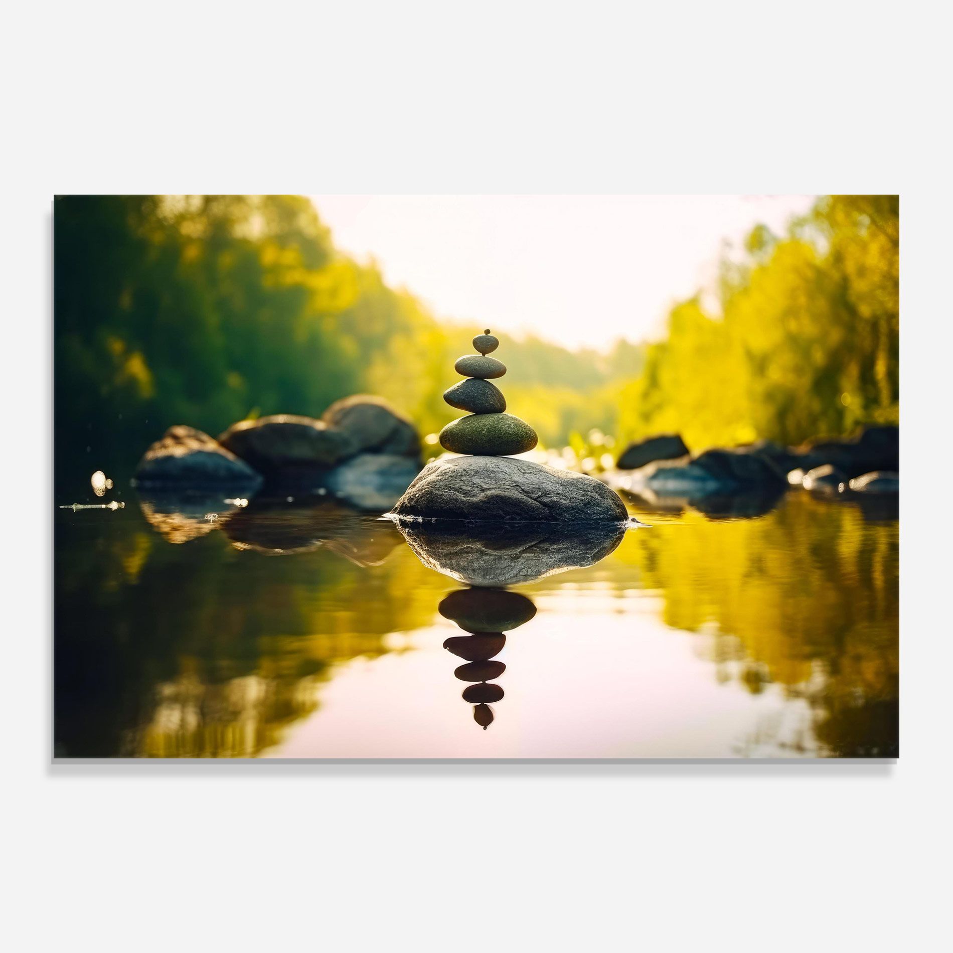 Lake Meditation Rocks mockup 0