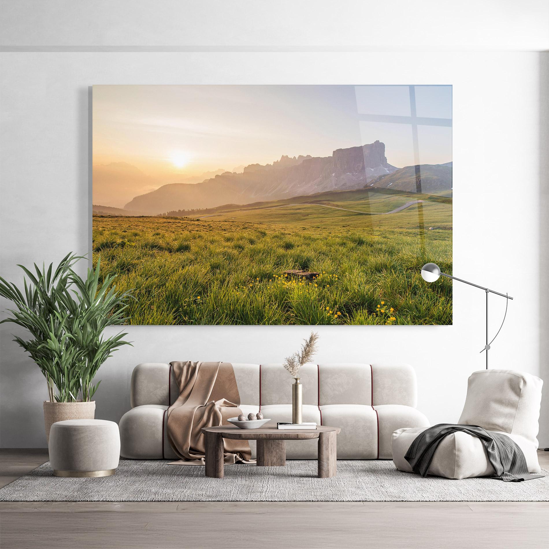 Tablou Sticla Calming View mockup 9