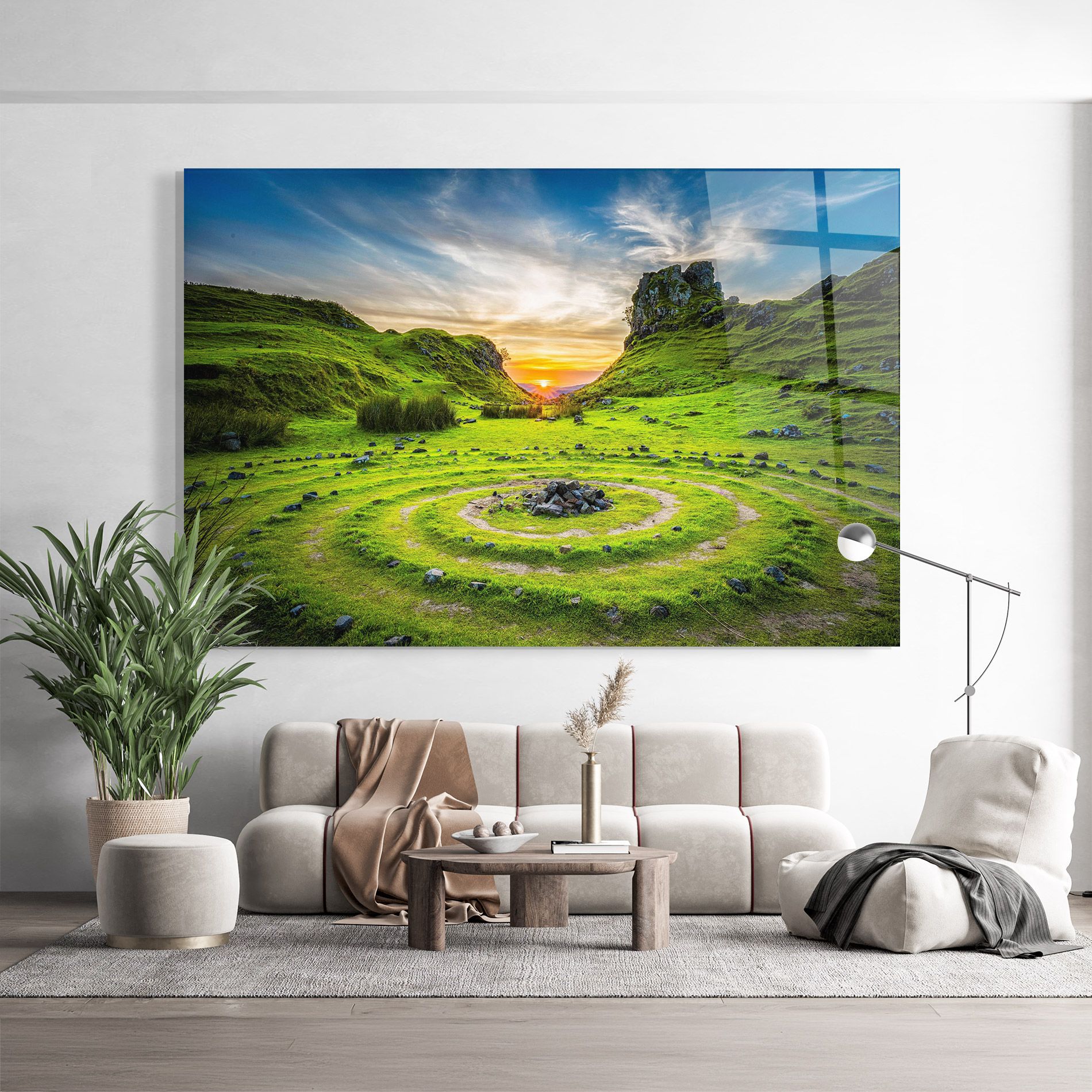 Green Circle Nature mockup 9